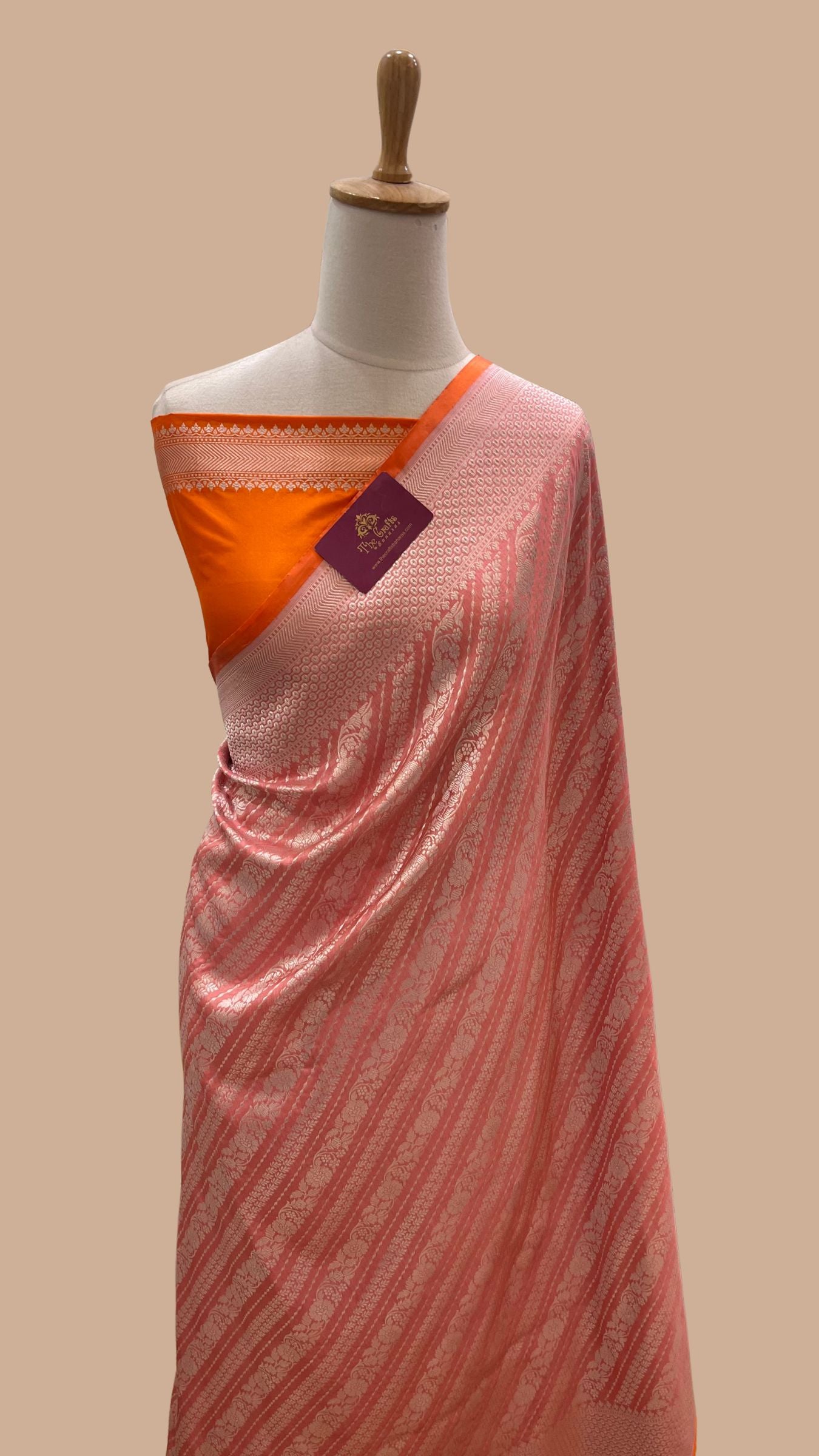 Pure Katan Silk Handloom Banarasi Saree - Kadhua Tanchui Brocade