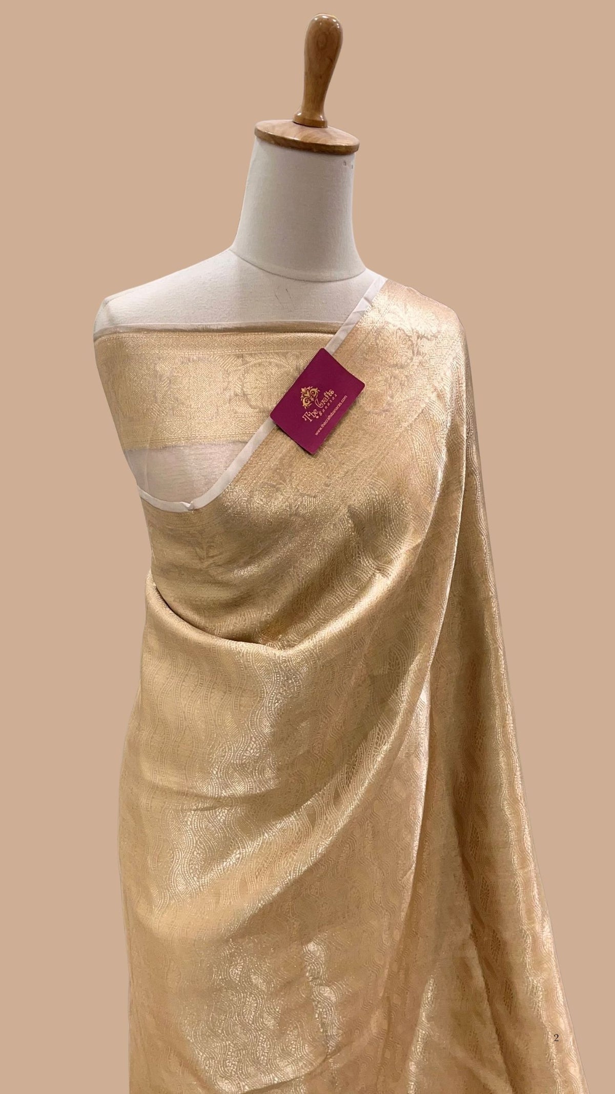 Pure Tissue Silk Brocade Banarasi Saree