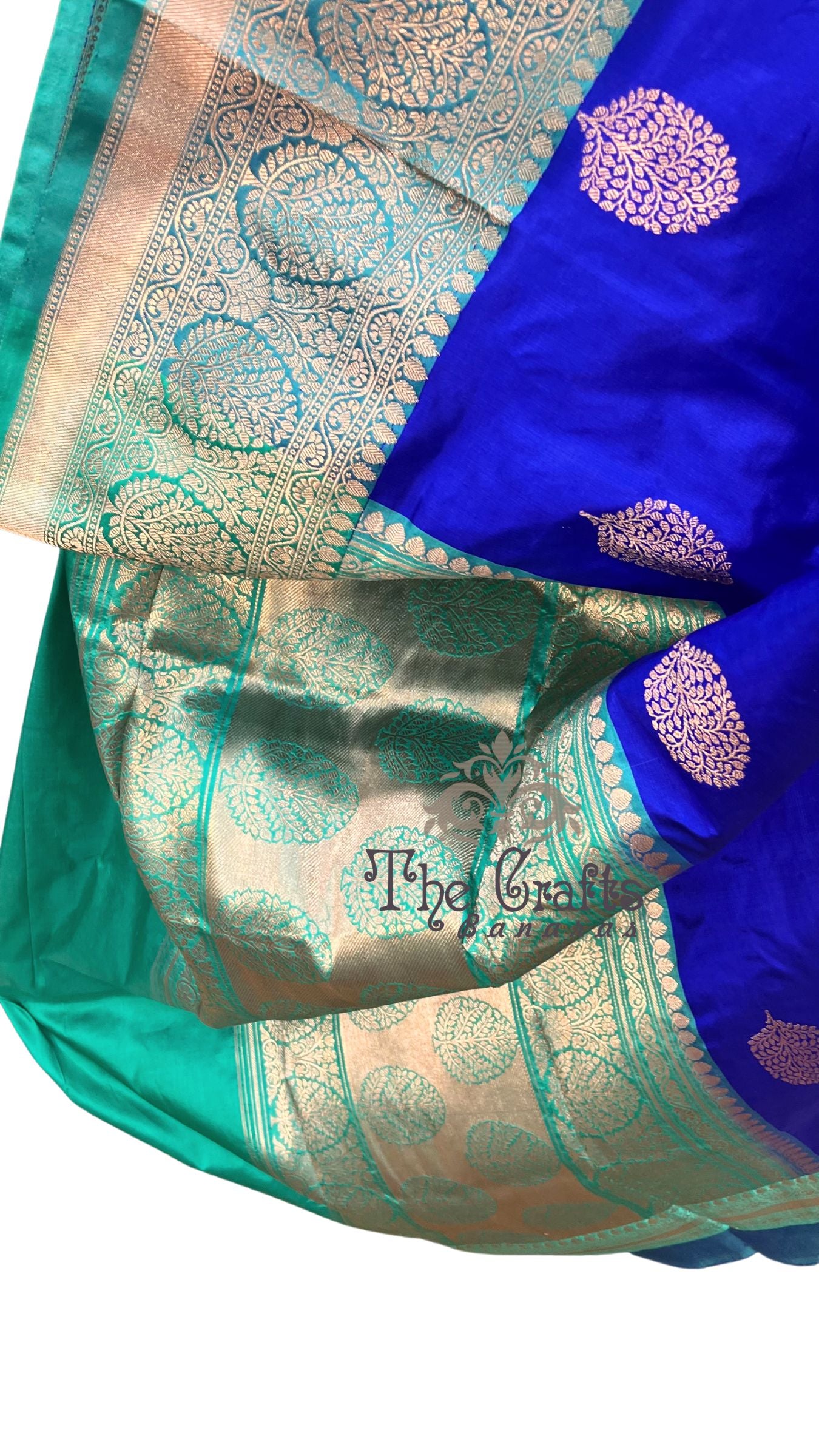 Pure Katan Silk Handloom Banarasi Saree - Kadhua Buti