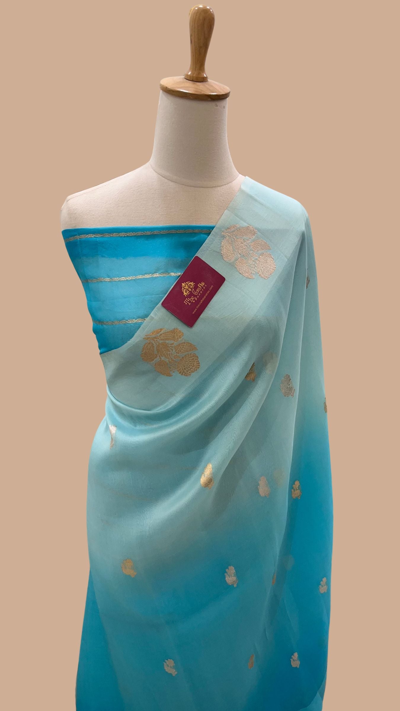 Pure Kora Silk Handloom Banarasi Saree