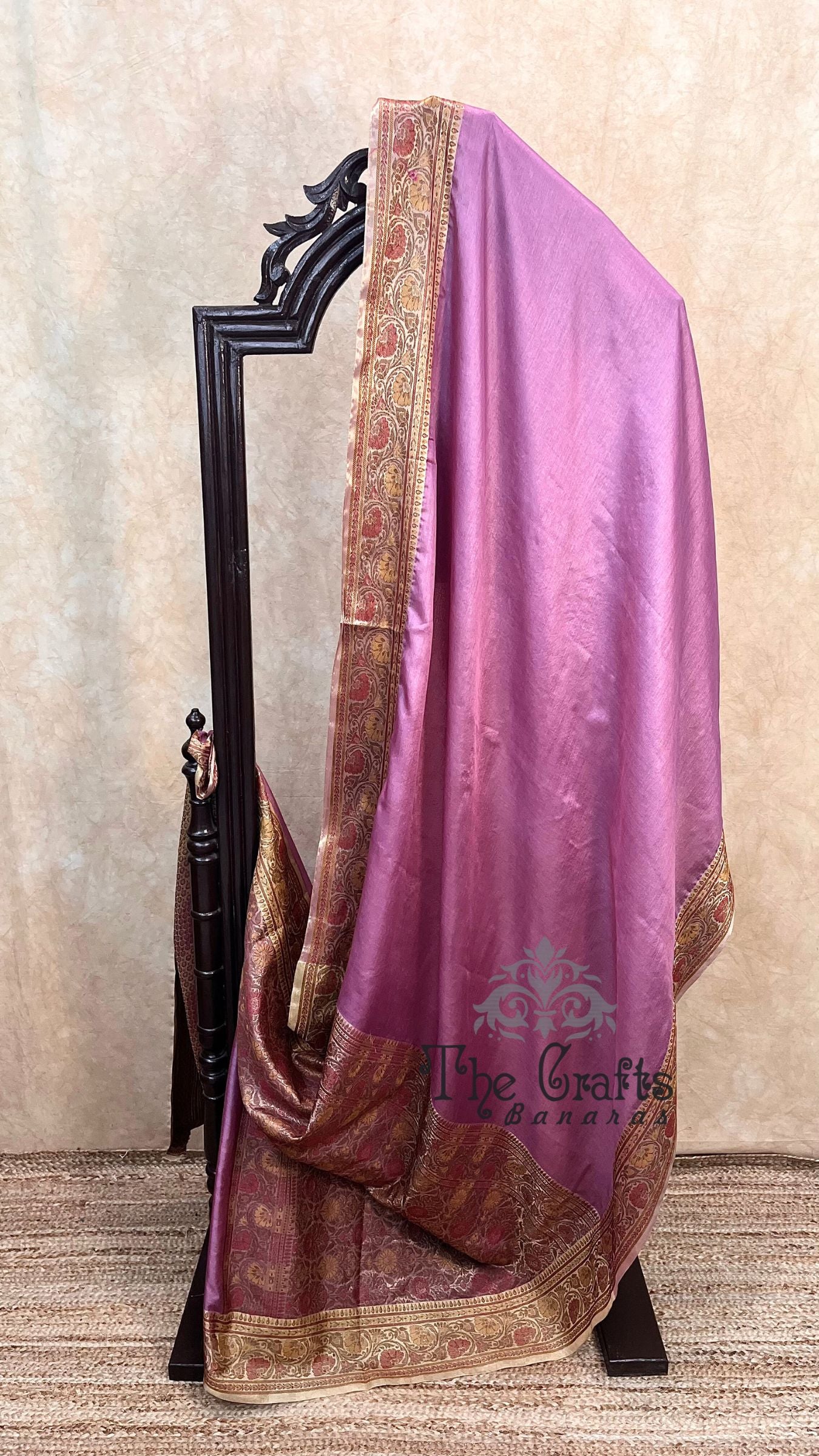 Pure Butter Crepe Banarasi Saree