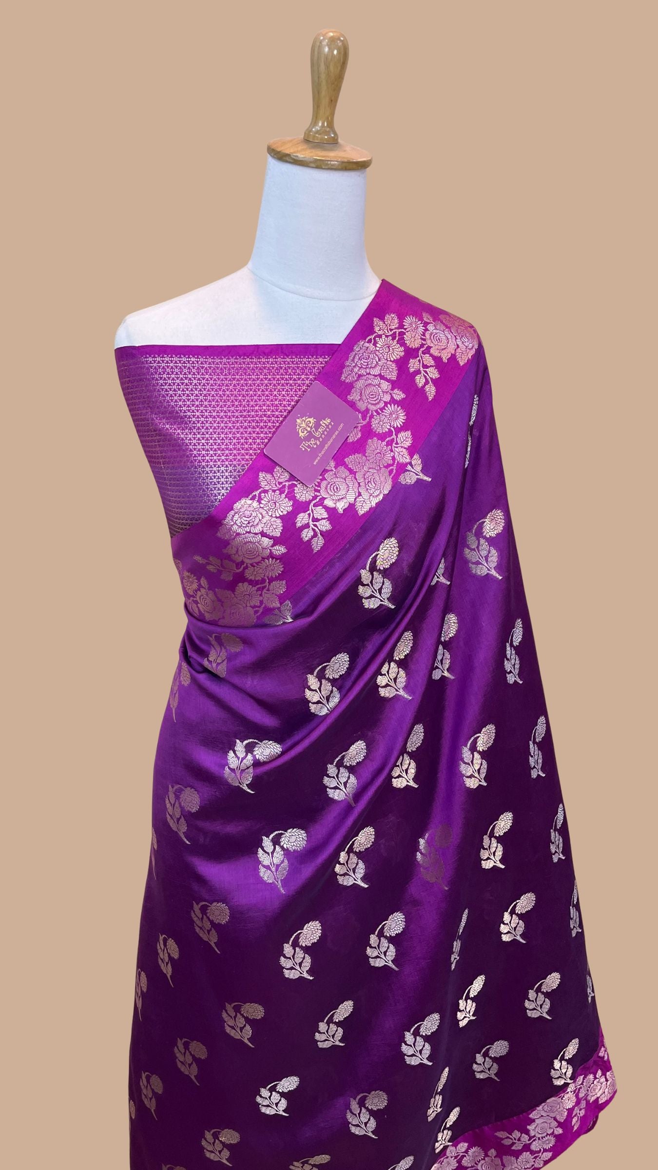 Pure Mango Silk Banarasi Saree