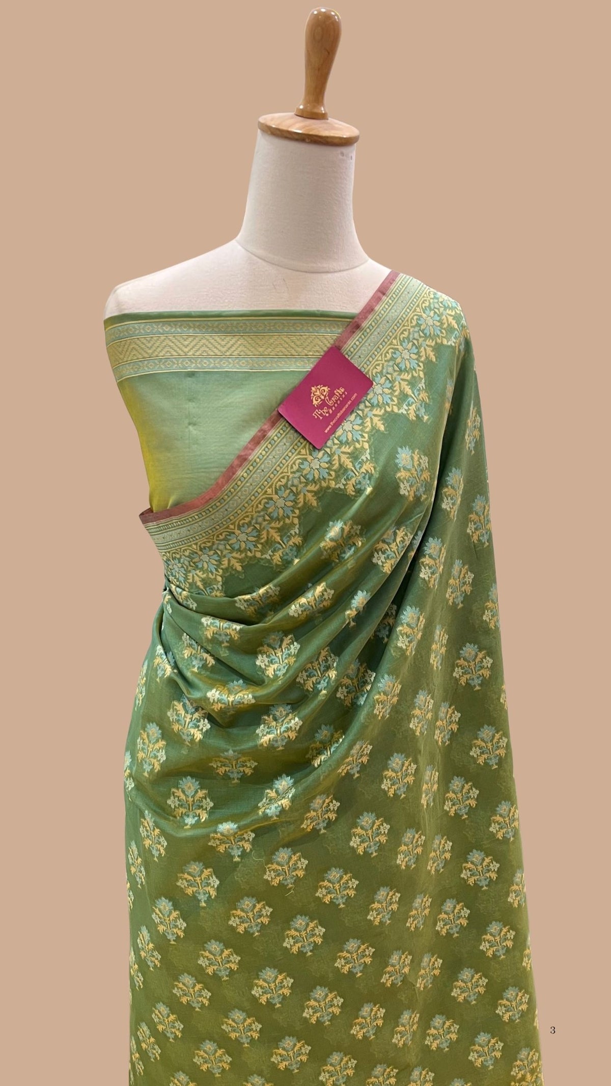 Pure Cotton Patola Reshmi Zari Banarasi Saree