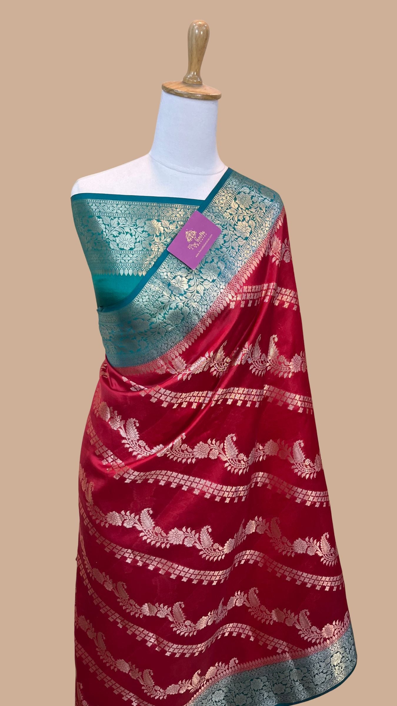 Pure Dupion Silk Banarasi Saree