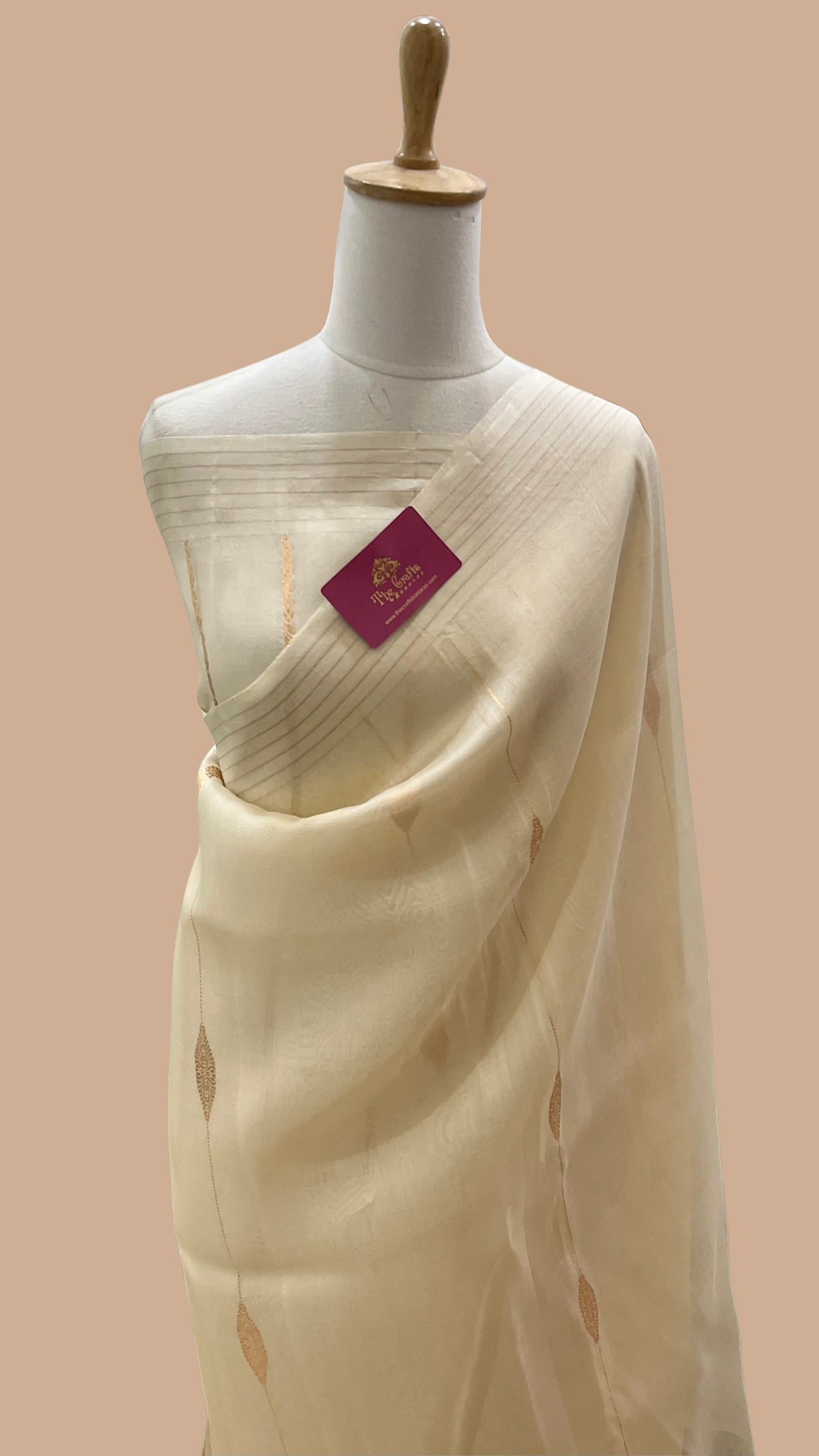 Pure Kora Silk Handloom Banarasi Saree