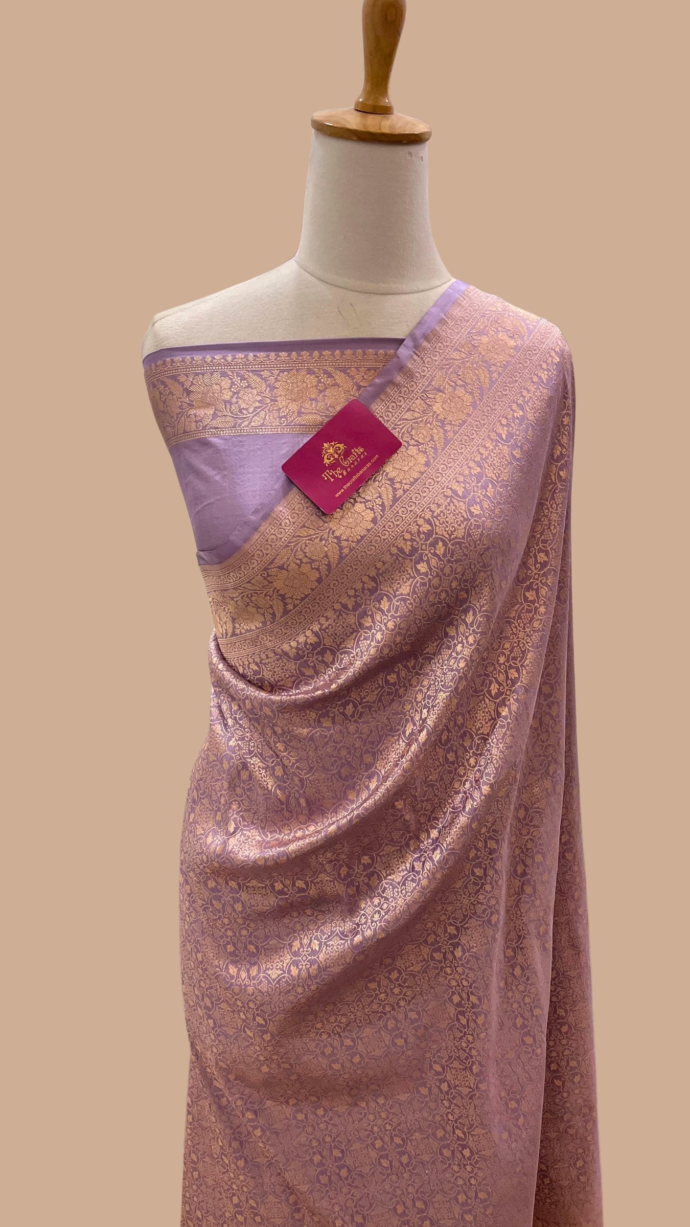 Pure Katan Silk Handloom Banarasi Saree - Tanchui Brocade