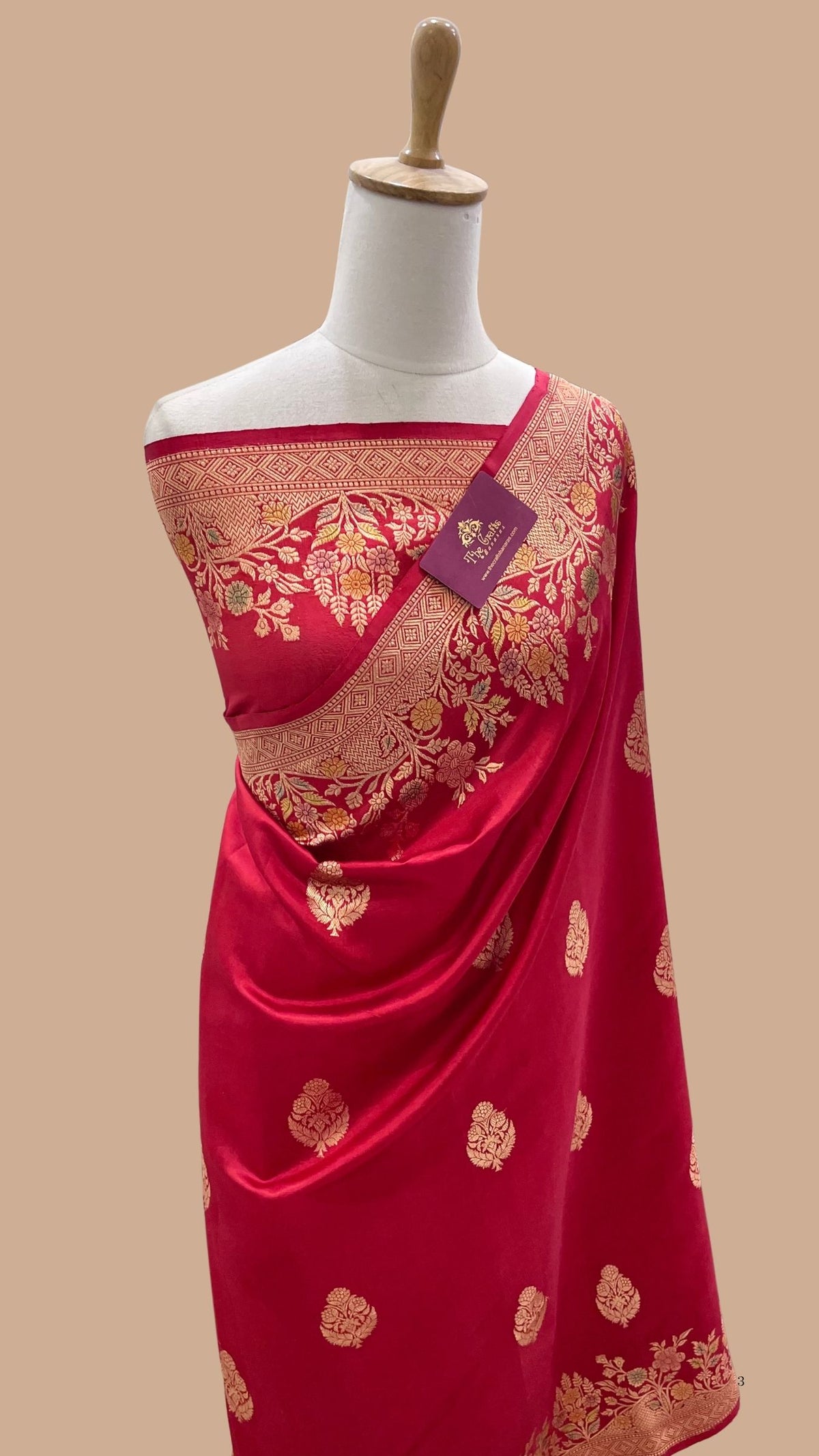 Pure Mango Silk Handloom Banarasi Saree