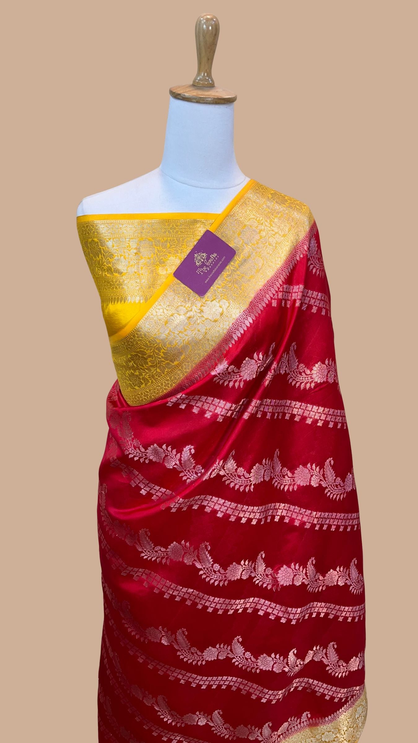 Pure Dupion Silk Banarasi Saree