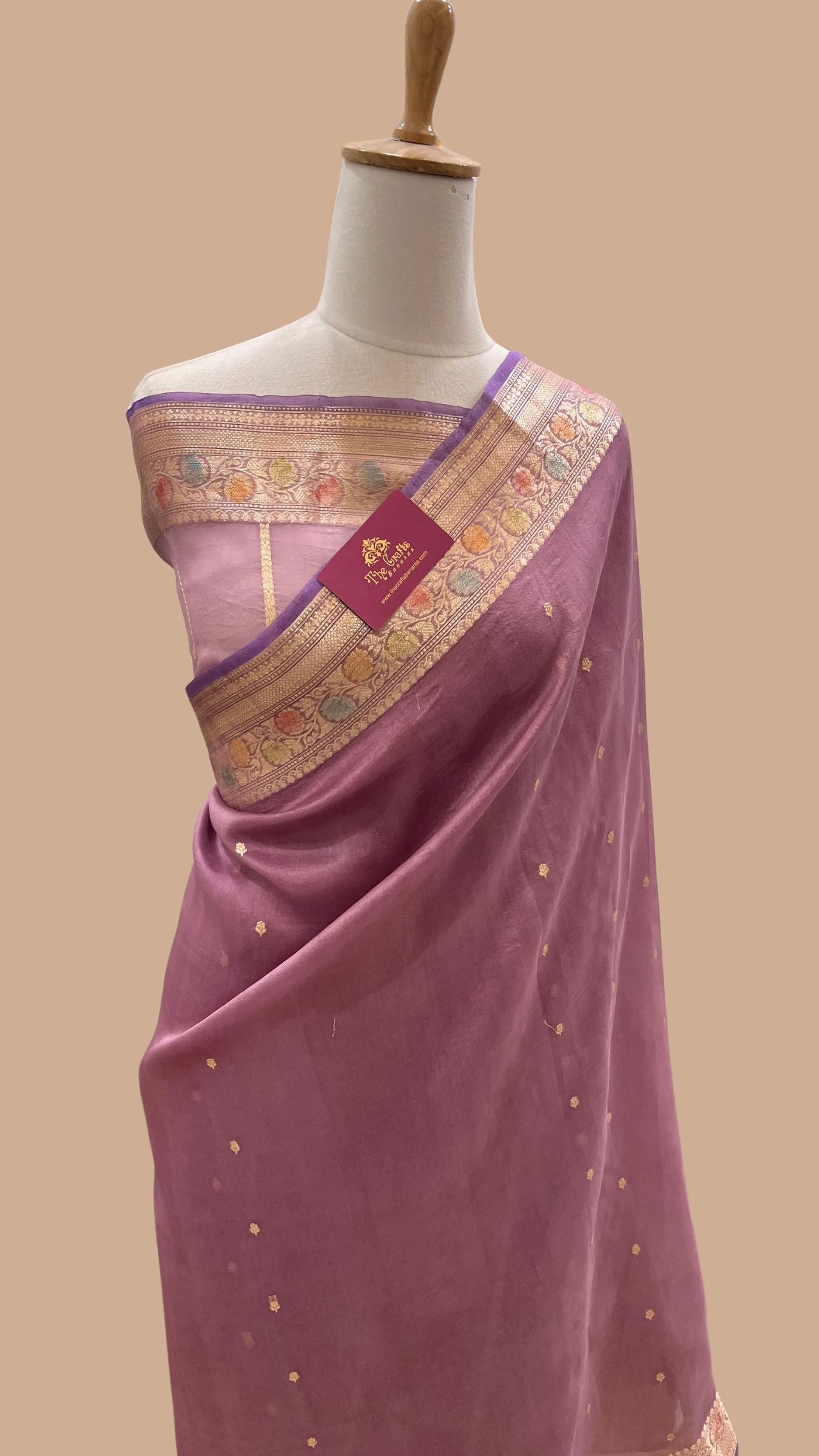 Pure Kora Silk Handloom Banarasi Saree