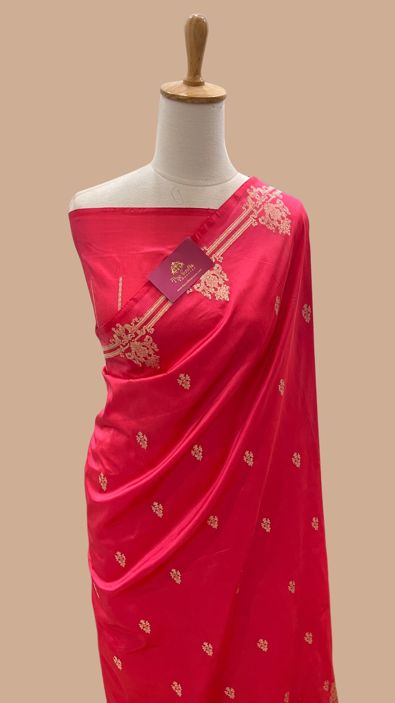 Pure Katan Silk Handloom Banarasi Saree - Kadhua Motifs