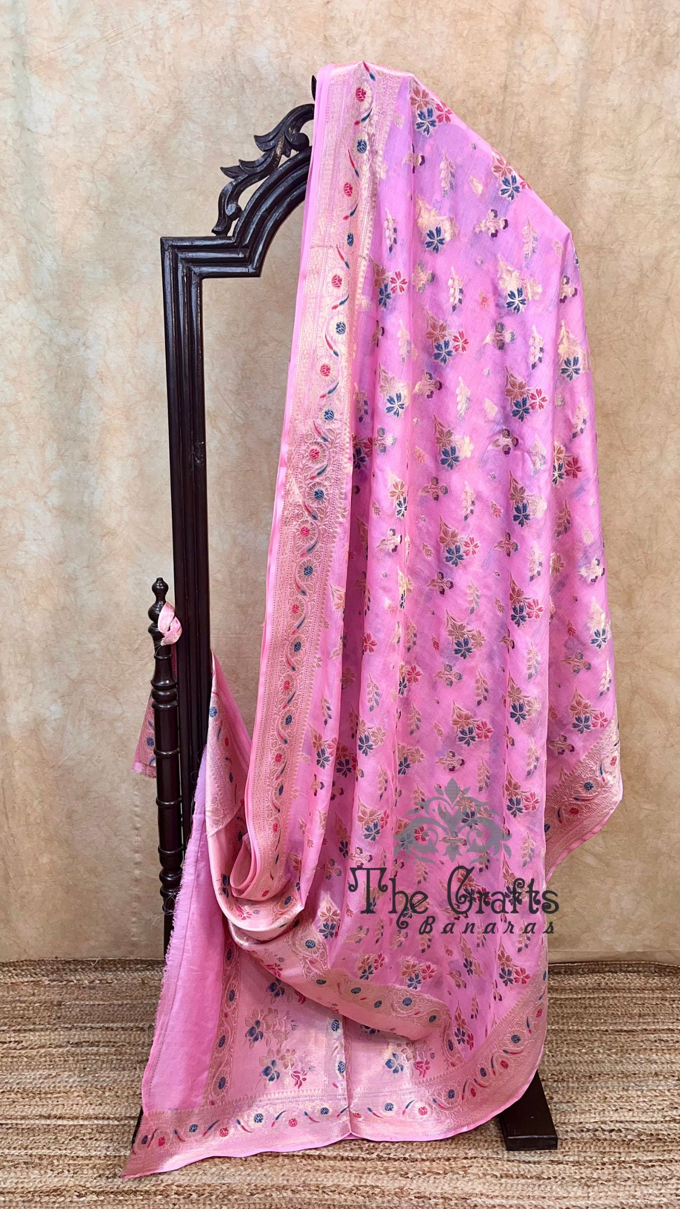 Pure Butter Crepe Banarasi Saree