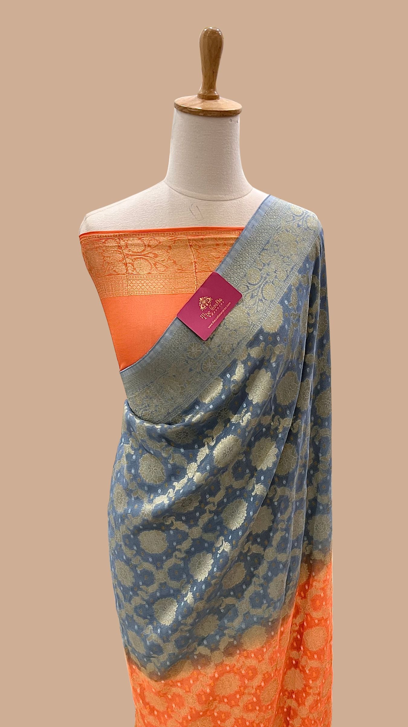 Pure Khaddi Viscose Banarasi Saree