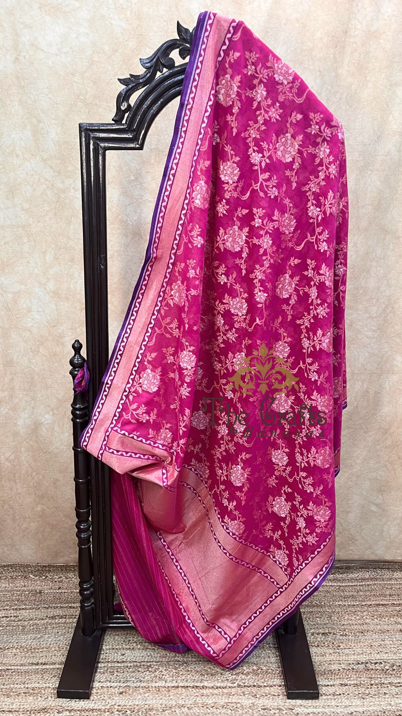 Pure Ektara Cotton Jamdani Banarasi Saree - Alfi