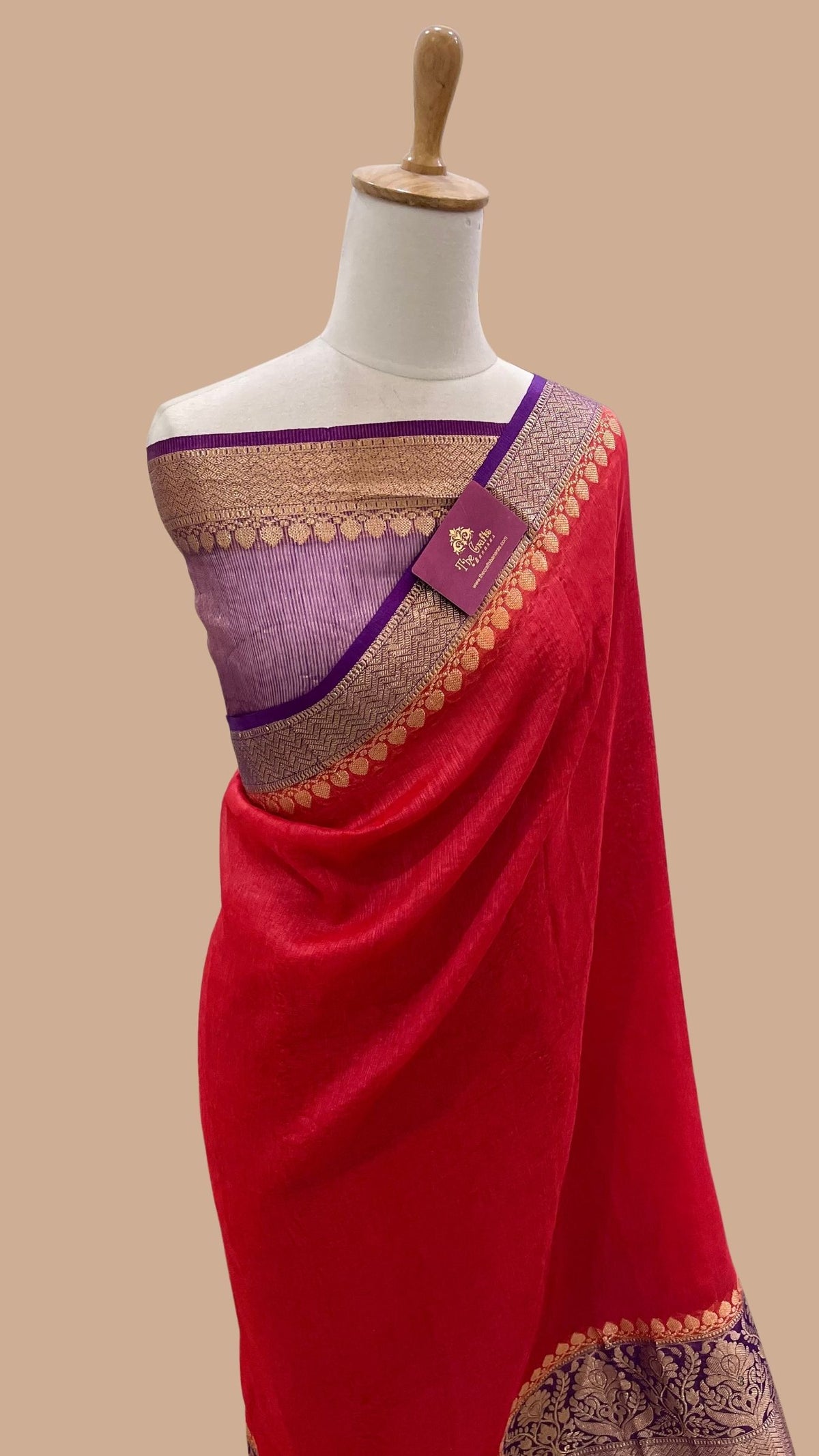 Pure Linen Banarasi Saree