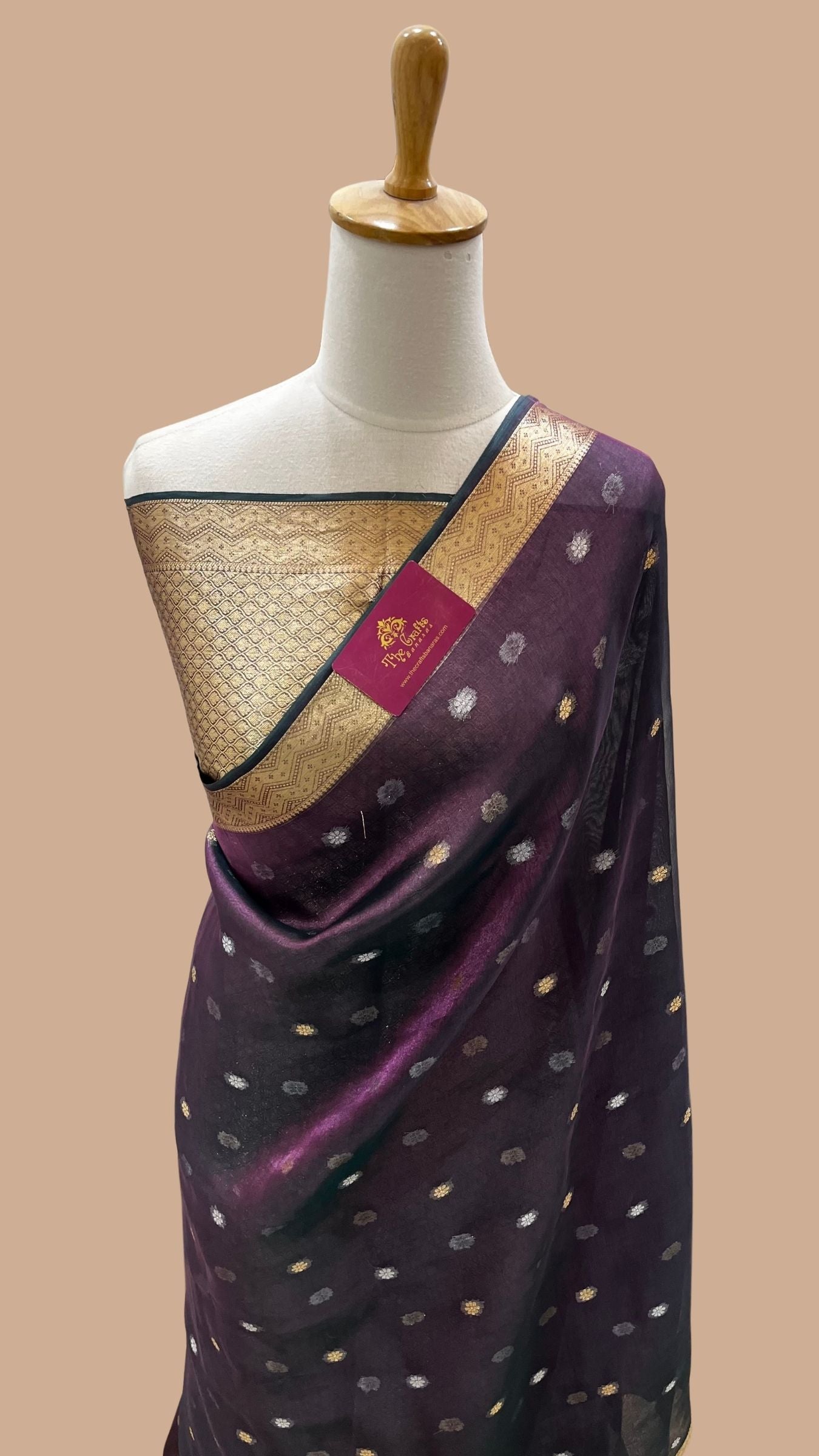 Pure Tissue Silk Handloom Banarasi Saree