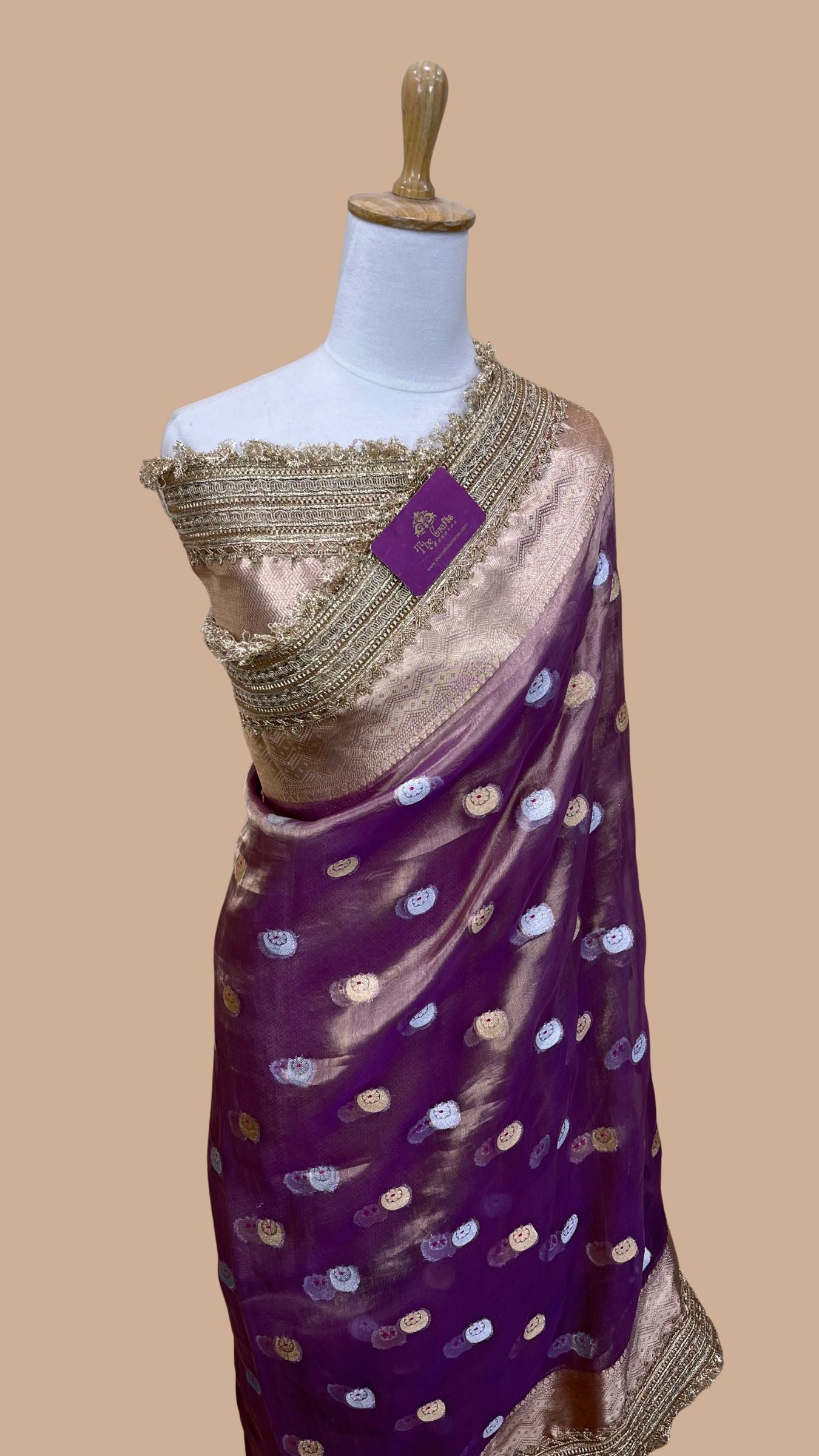 Pure Kora Tissue Silk Banarasi Saree