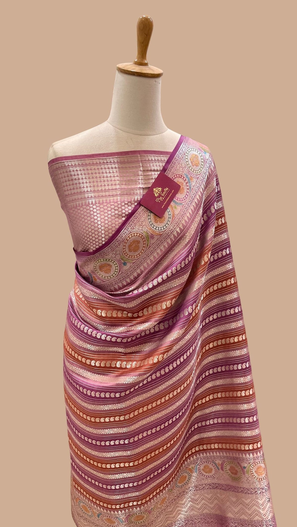 Pure Mango Silk Banarasi Saree