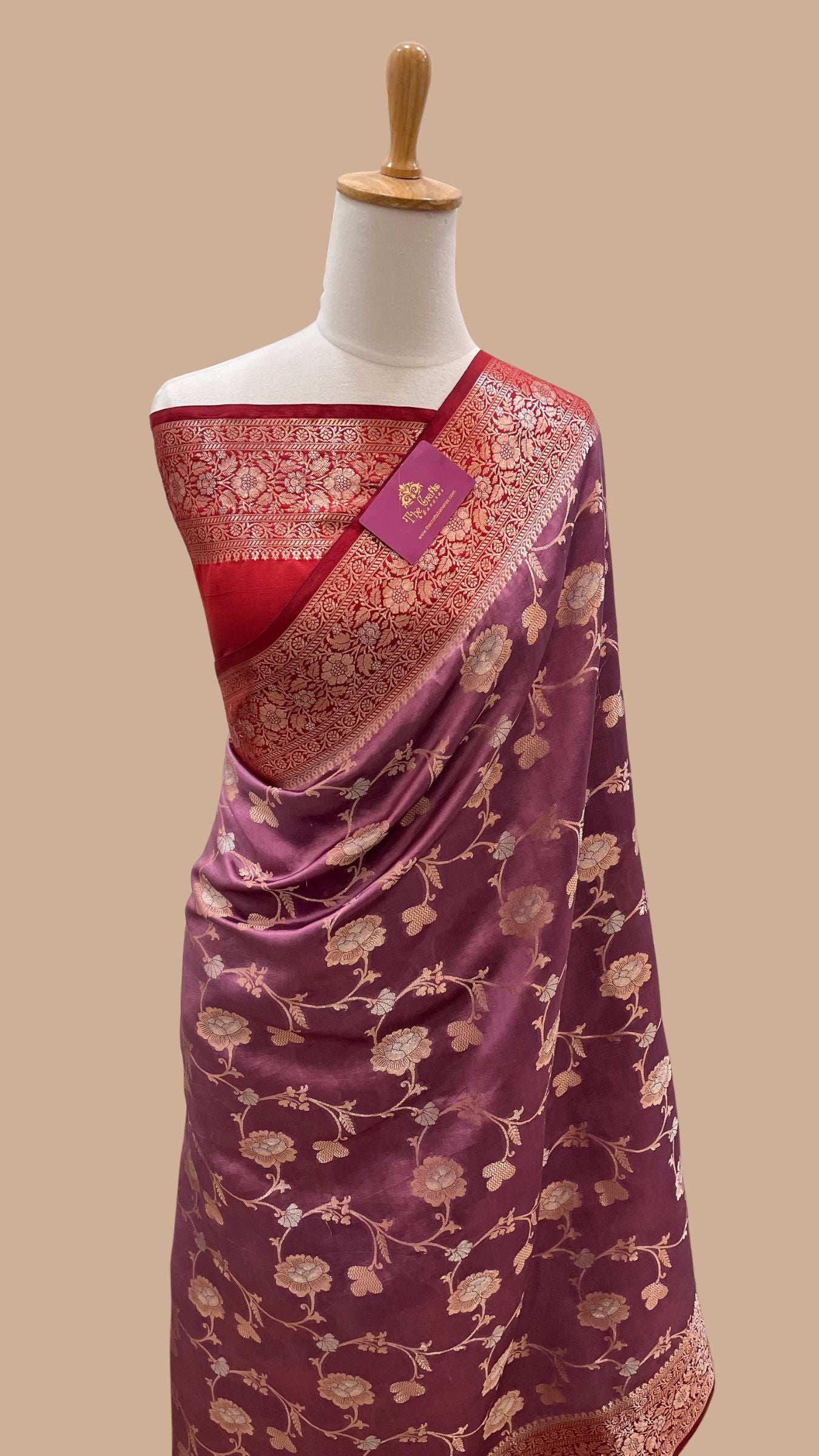 Pure Mango Silk Banarasi Saree