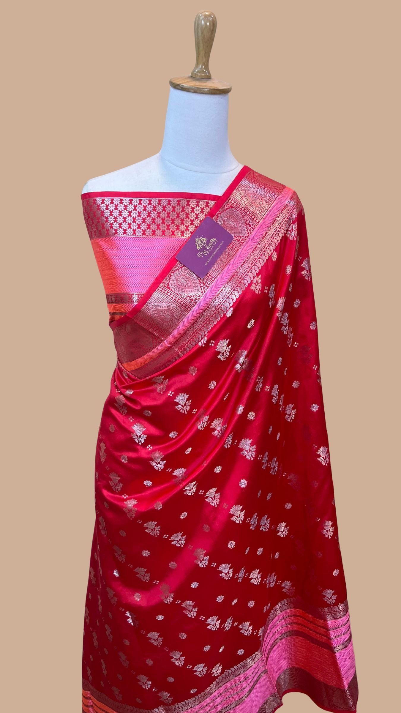Pure Mango Silk Banarasi Saree