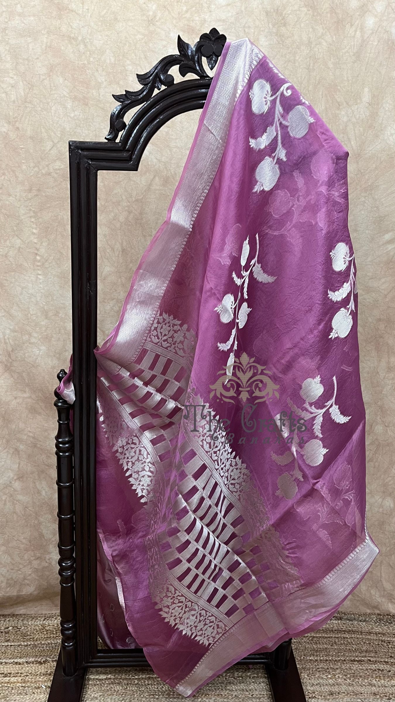 Pure Kora Silk Handloom Banarasi Saree