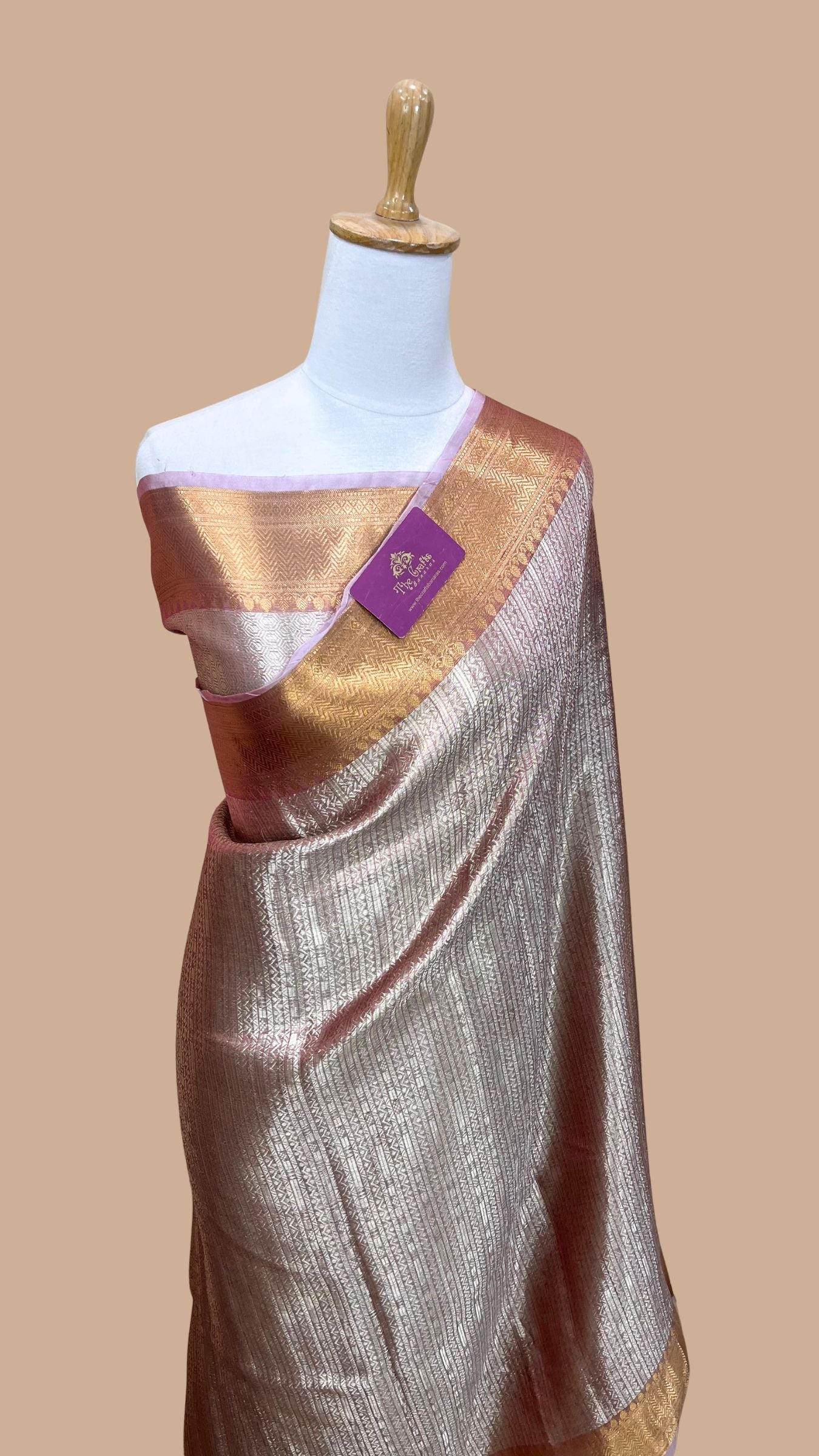 Pure Tissue Silk Brocade Banarasi Saree