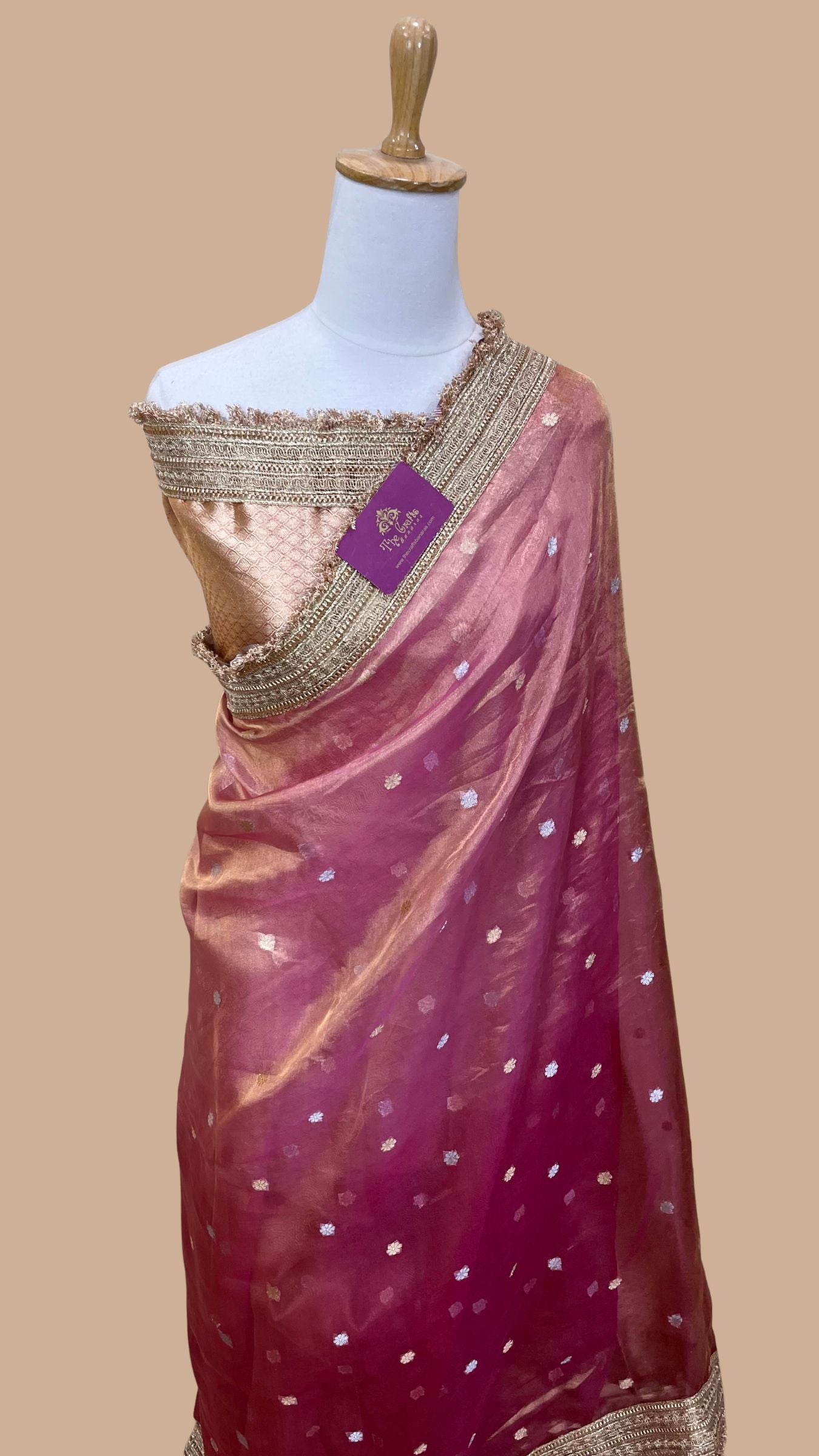Pure Kora Tissue Silk Banarasi Saree