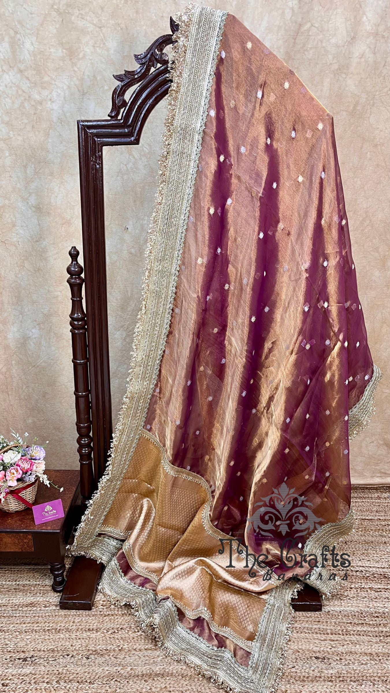 Pure Kora Tissue Silk Banarasi Saree