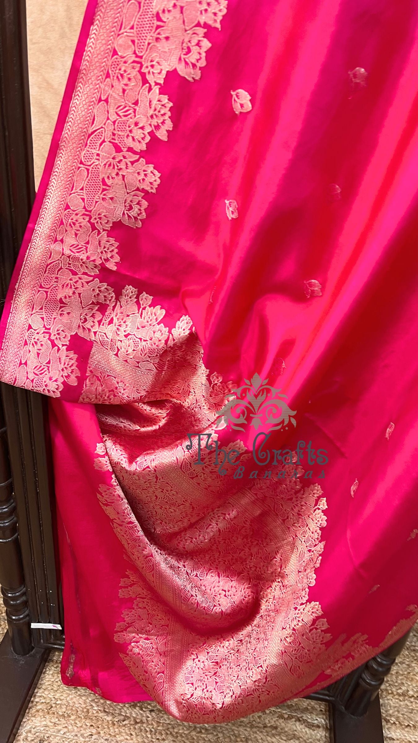 Pure Mango Silk Handloom Banarasi Saree - Sona Roopa