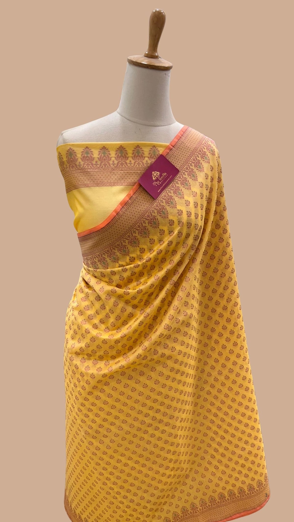 Pure Cotton Patola Reshmi Zari Banarasi Saree