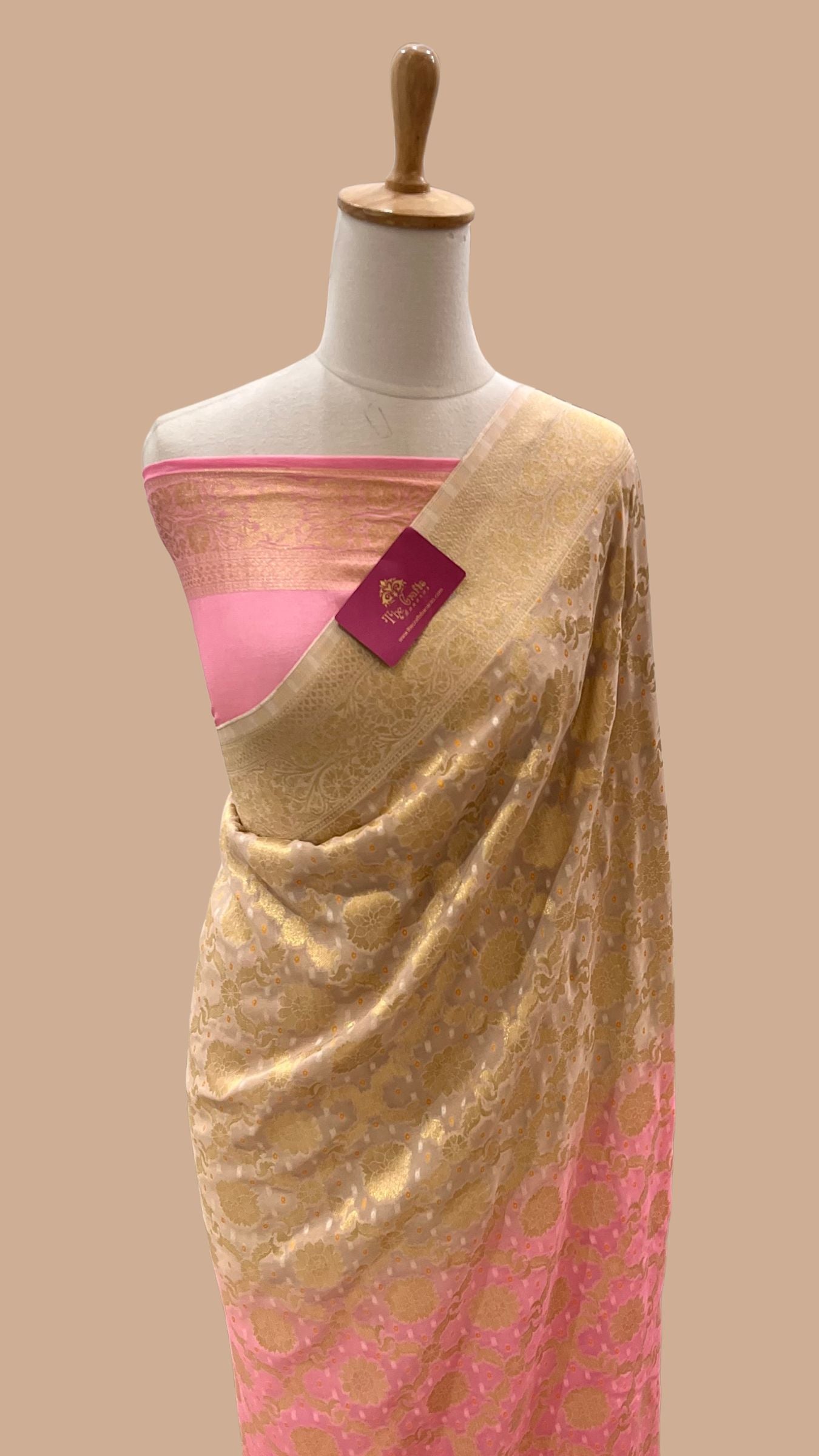 Pure Khaddi Viscose Banarasi Saree