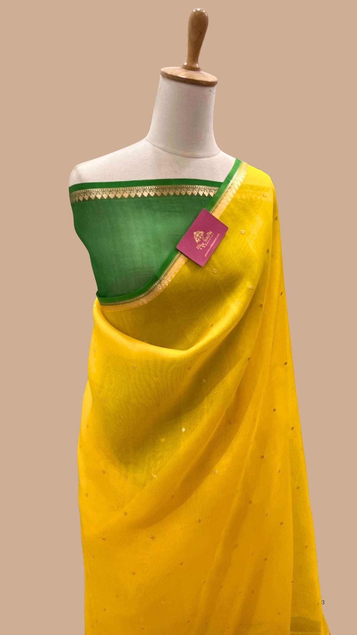 Pure Kora Silk Handloom Banarasi Saree