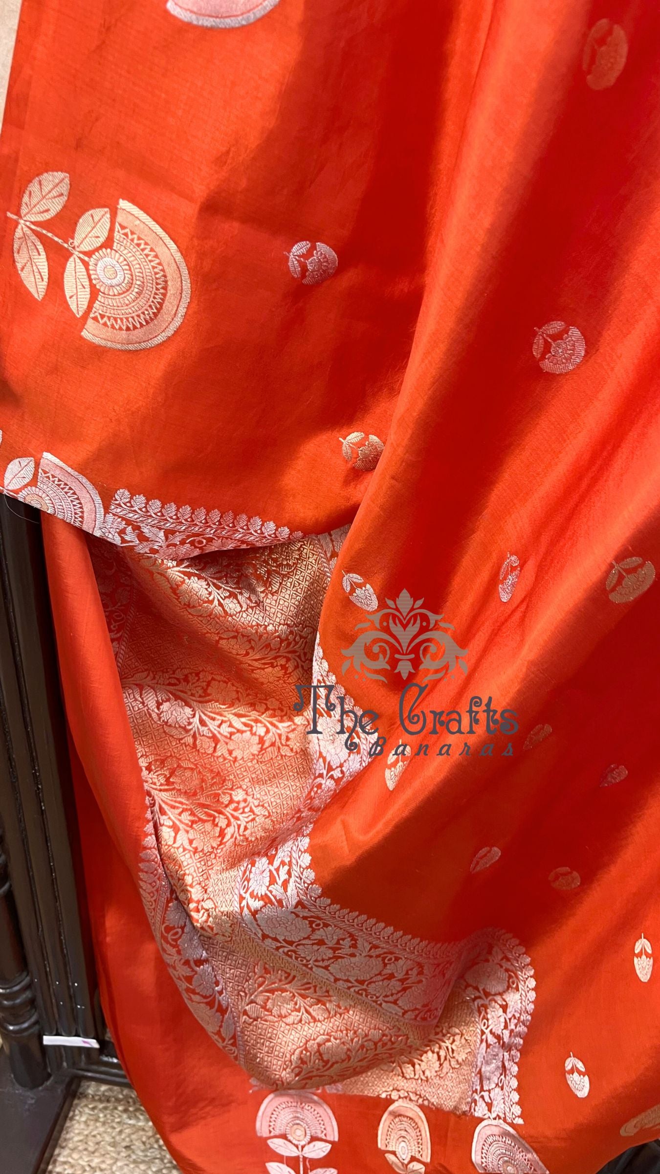 Pure Mango Silk Handloom Banarasi Saree - Sona Roopa