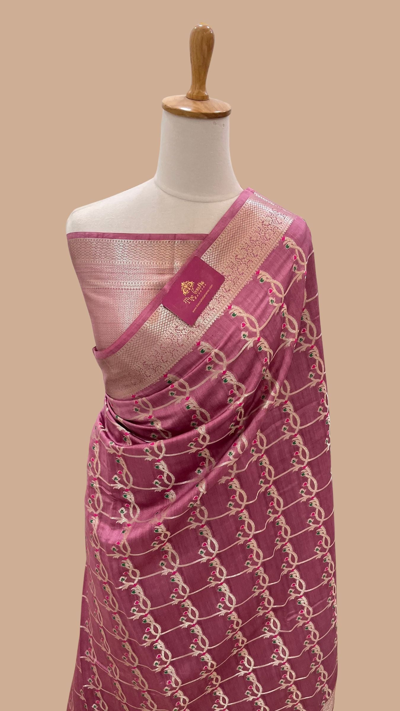 Pure Chiniya Silk Banarasi Saree