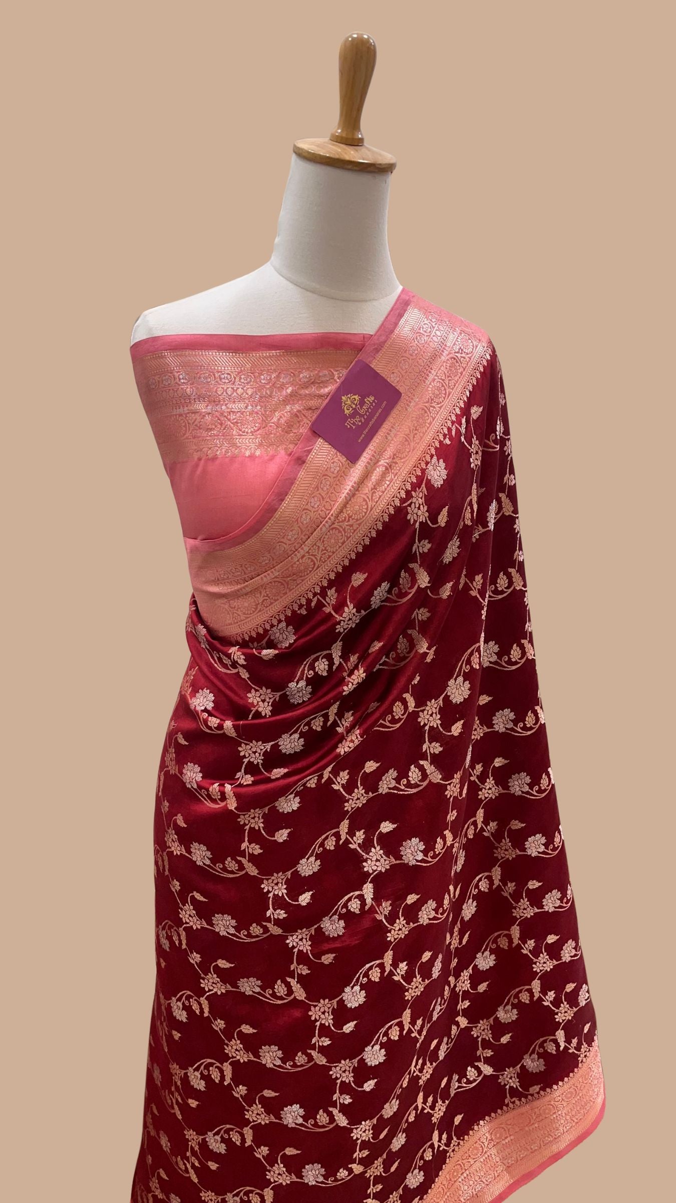 Pure Mango Silk Banarasi Saree