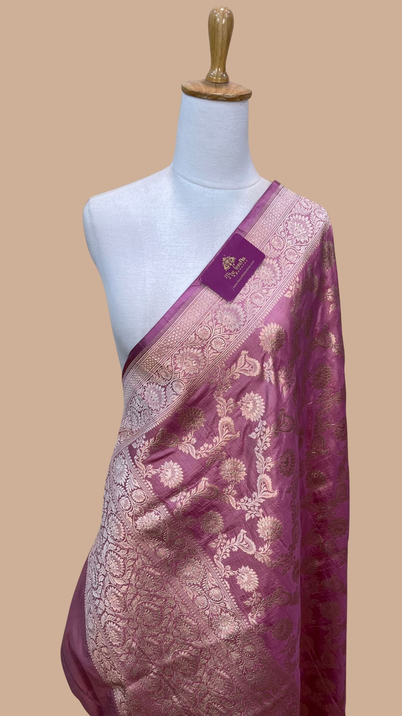 Pure Katan Silk Banarasi Handloom Dupatta