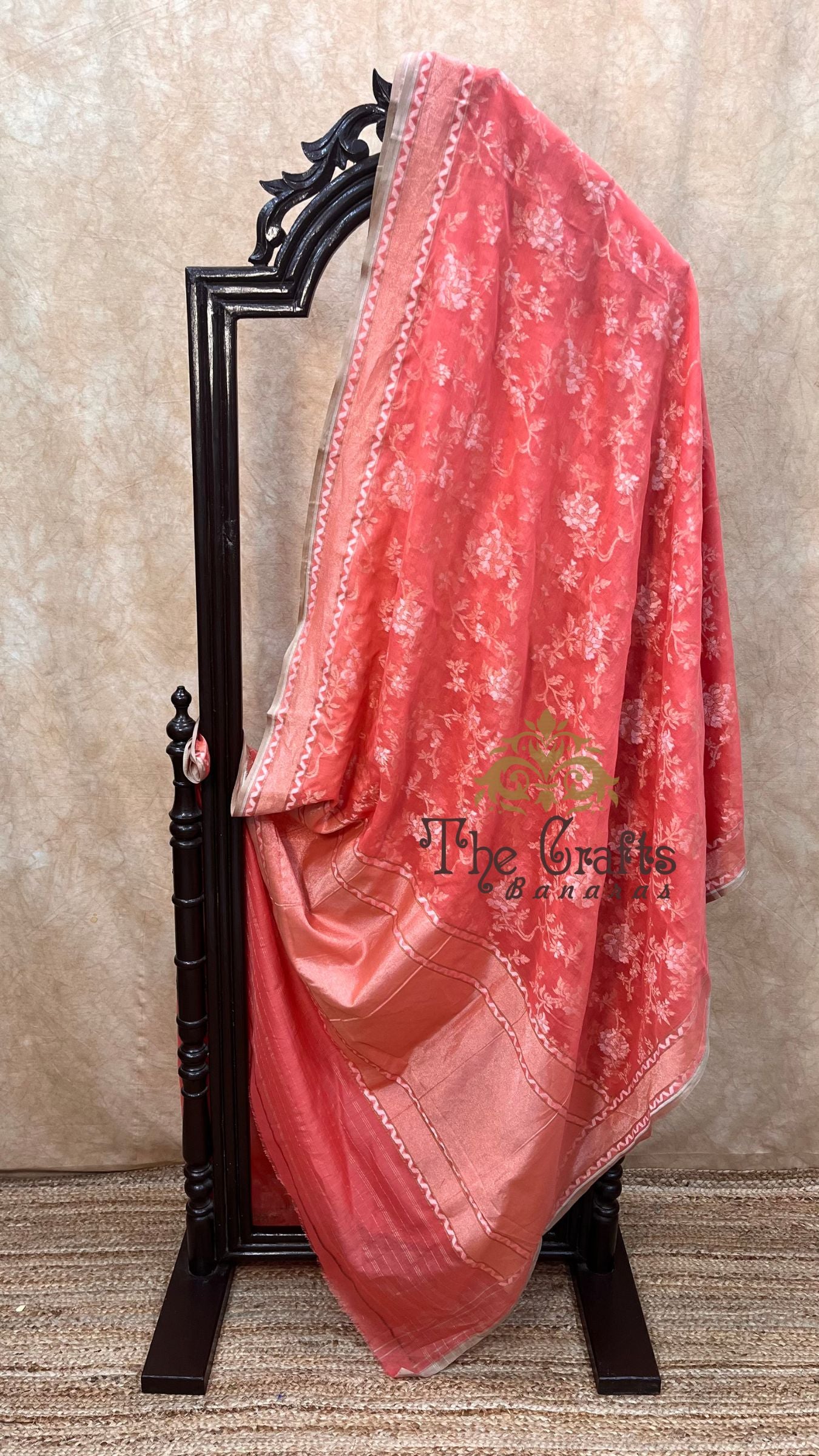 Pure Ektara Cotton Jamdani Banarasi Saree - Alfi