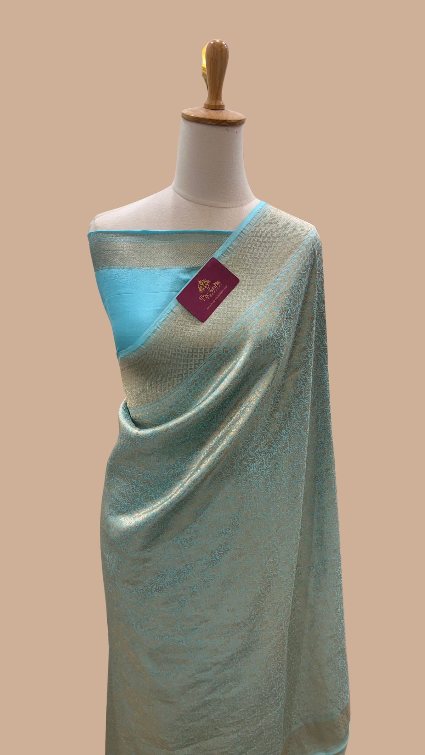 Pure Katan Silk Handloom Banarasi Saree - Tanchui Brocade