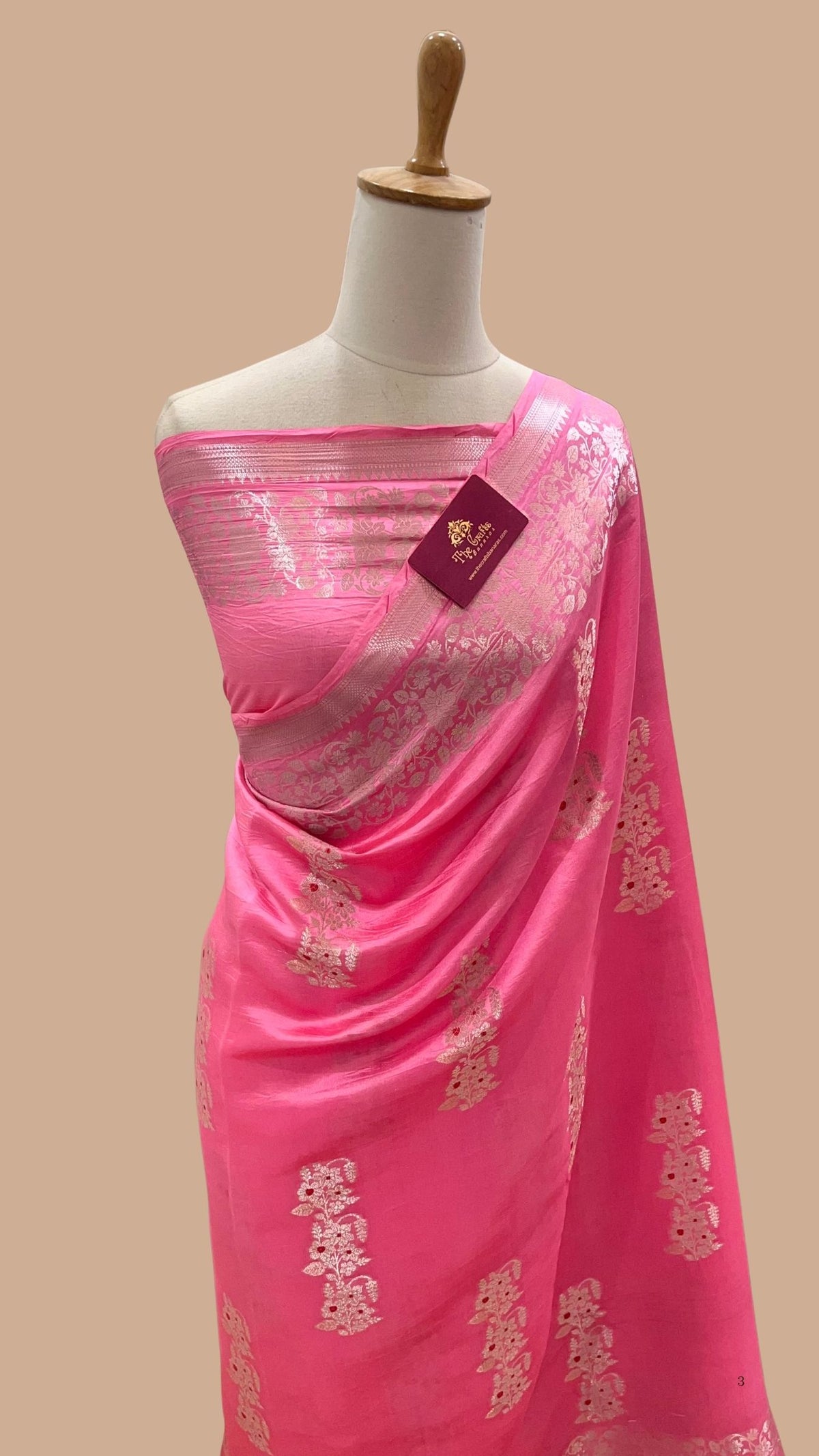 Pure Mango Silk Handloom Banarasi Saree