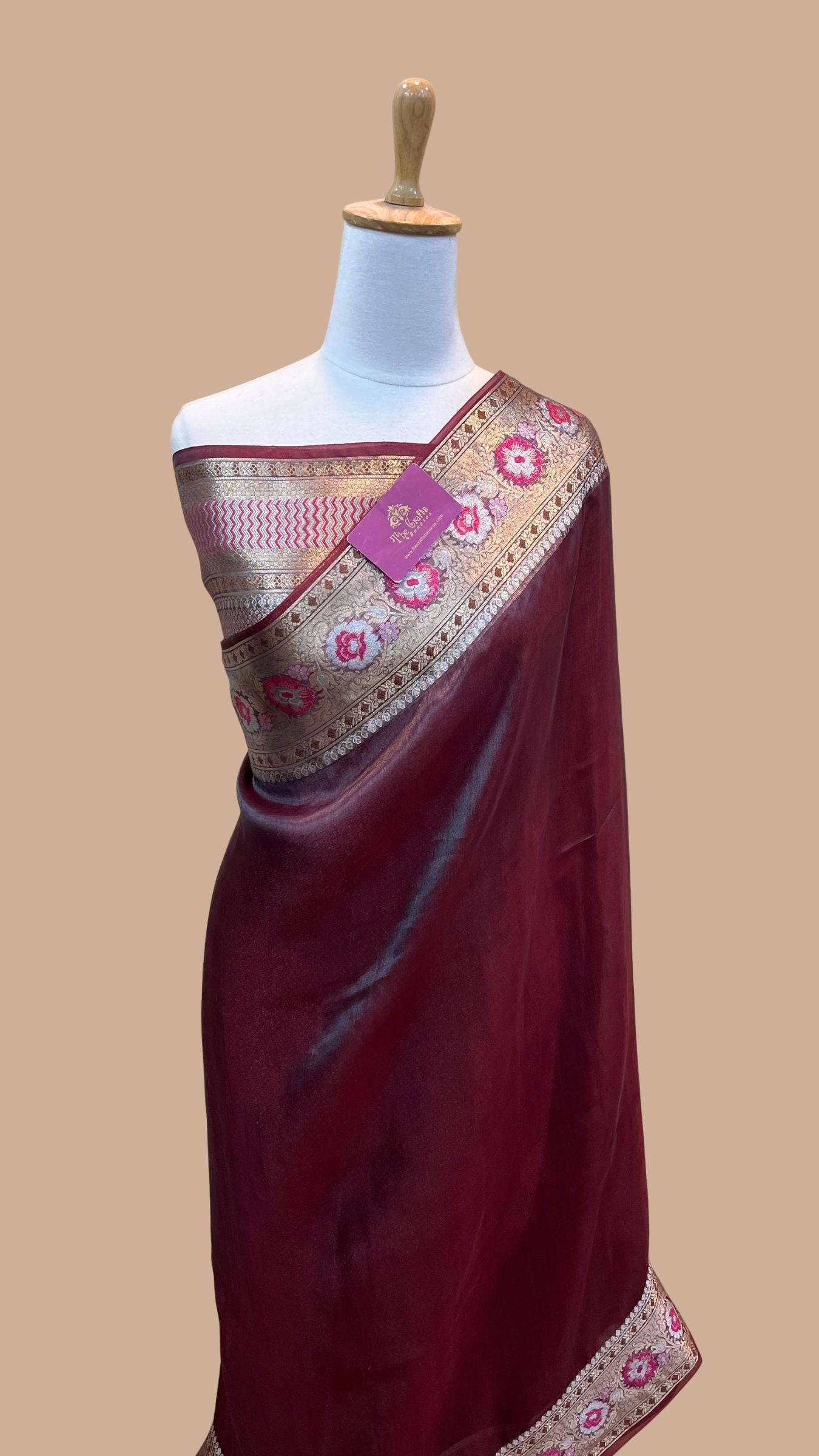 Pure Kora Tissue Silk Banarasi Saree