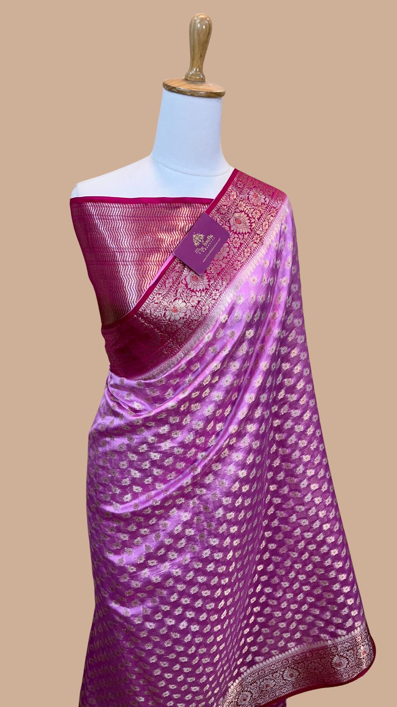 Pure Dupion Silk Banarasi Saree
