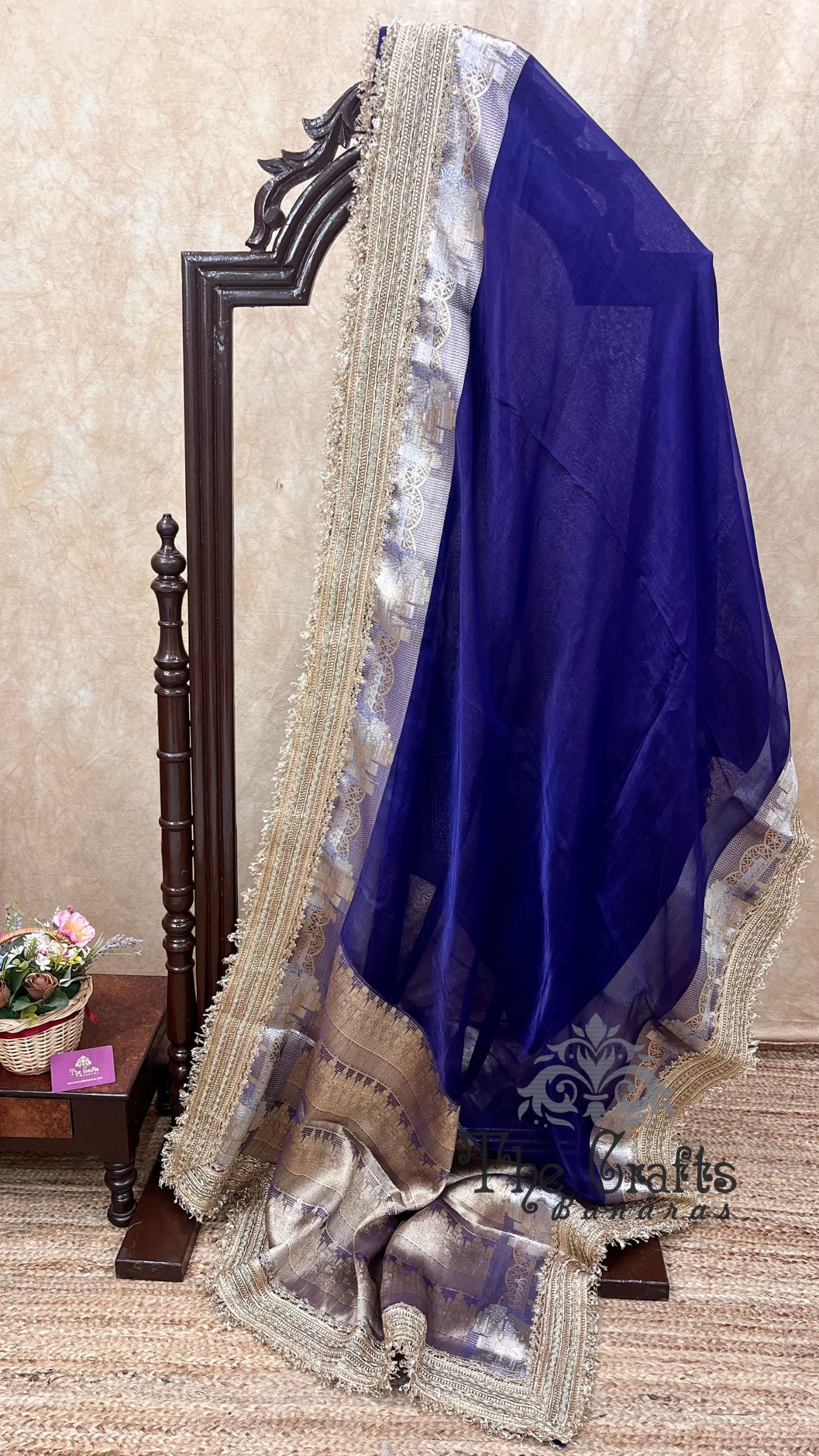 Pure Kora Tissue Silk Banarasi Saree