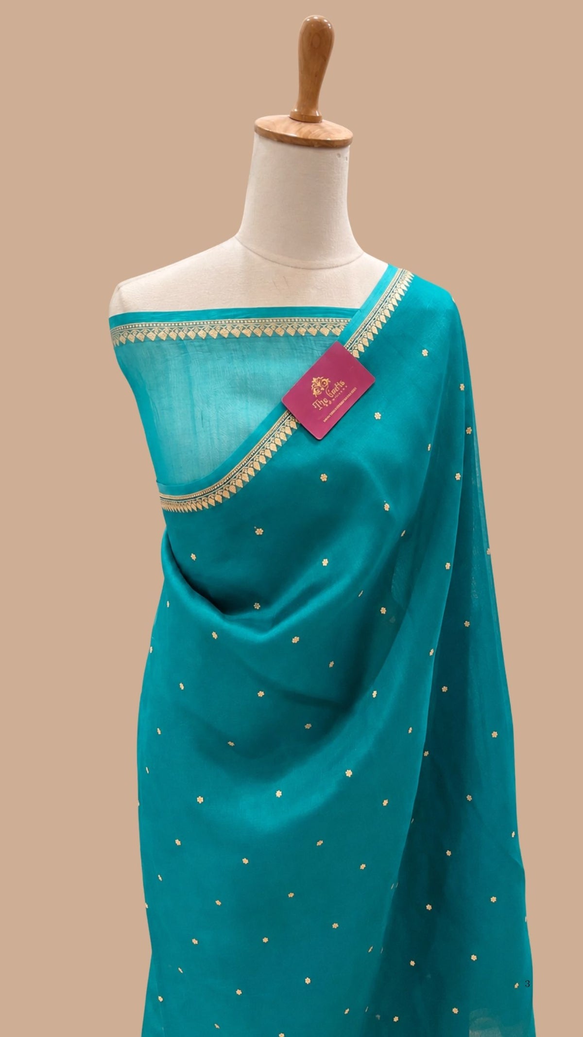 Pure Kora Silk Handloom Banarasi Saree