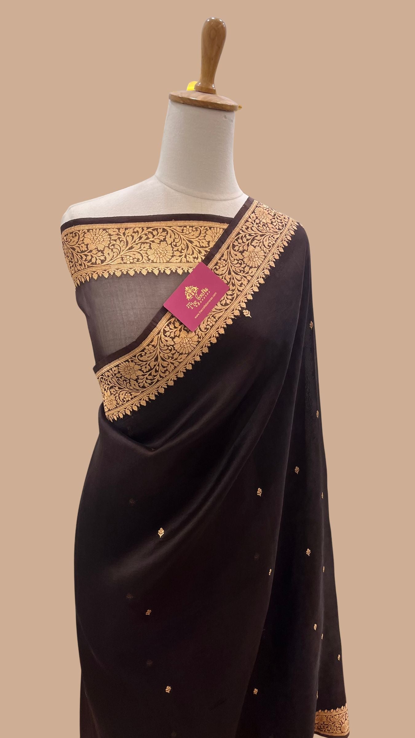 Pure Kora Silk Handloom Banarasi Saree