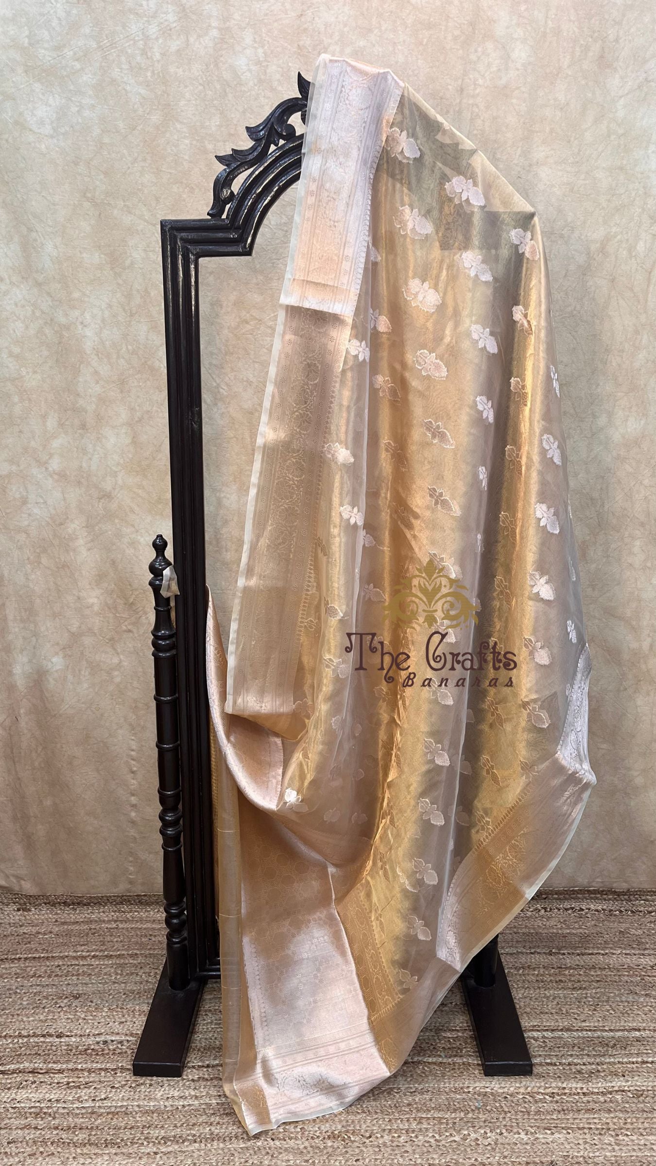 Pure Kora Silk Handloom Banarasi Saree
