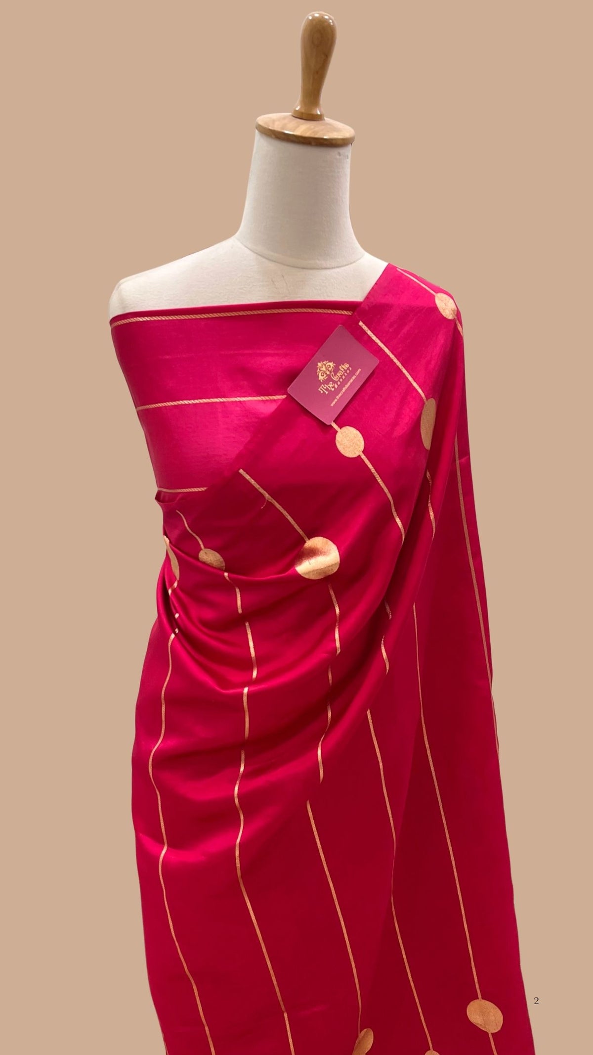 Pure Mango Silk Handloom Banarasi Saree