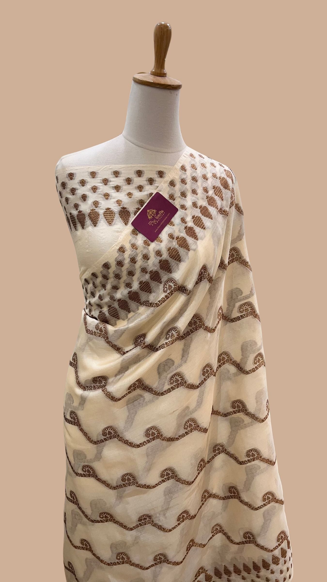 Pure Tussar Silk Banarasi Saree