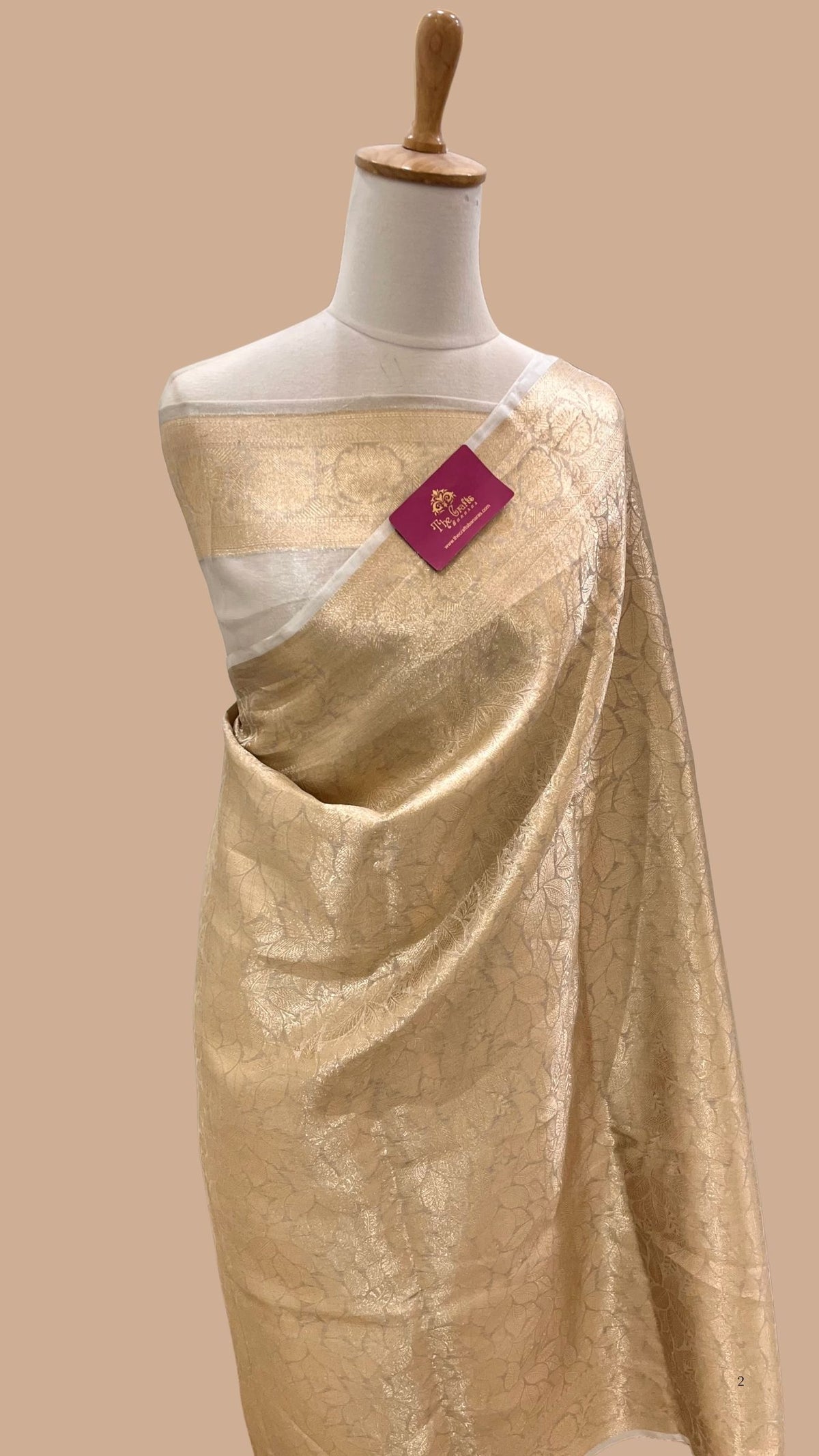 Pure Tissue Silk Brocade Banarasi Saree