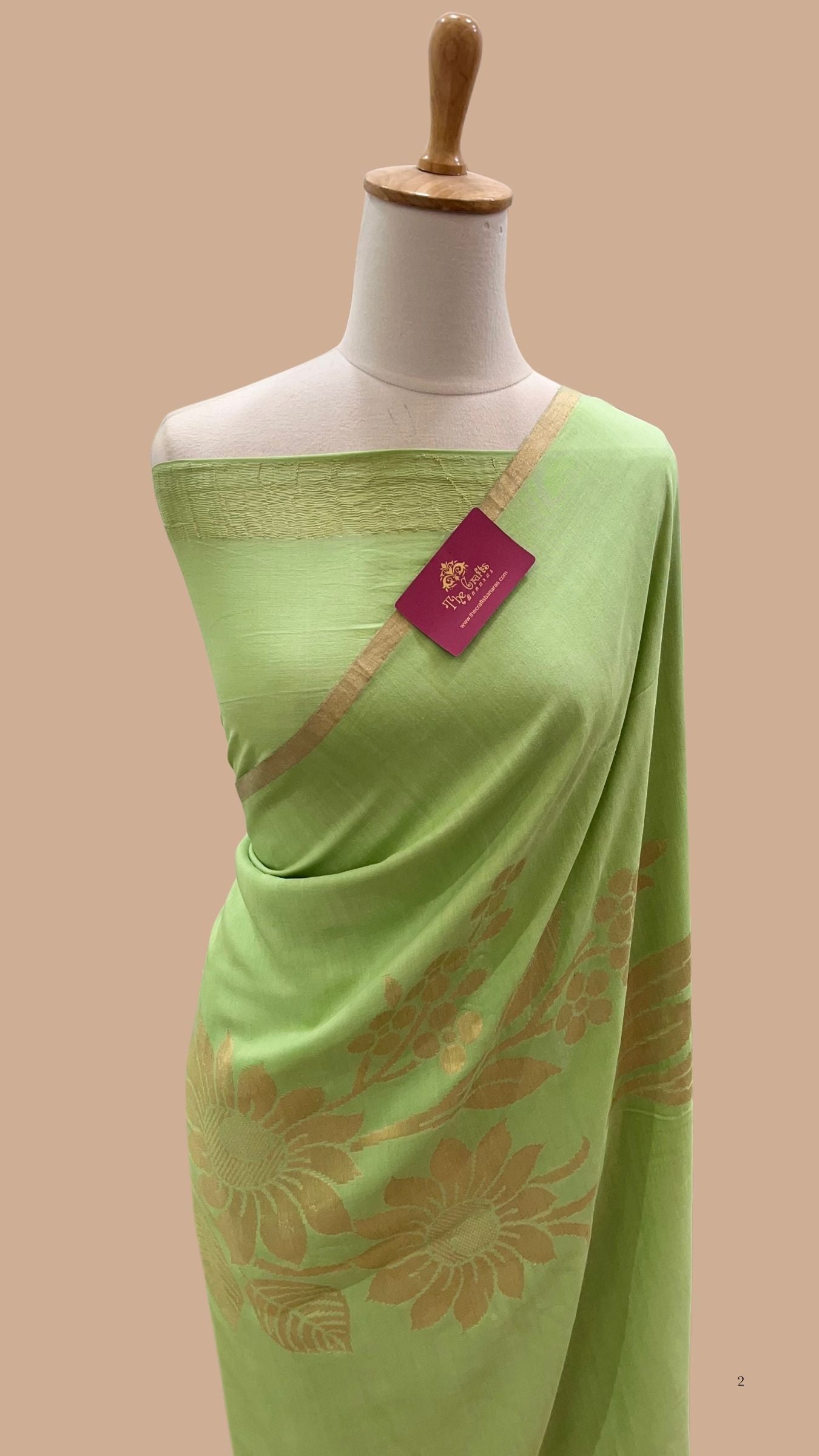 Pure Munga Silk Handloom Banarasi Saree