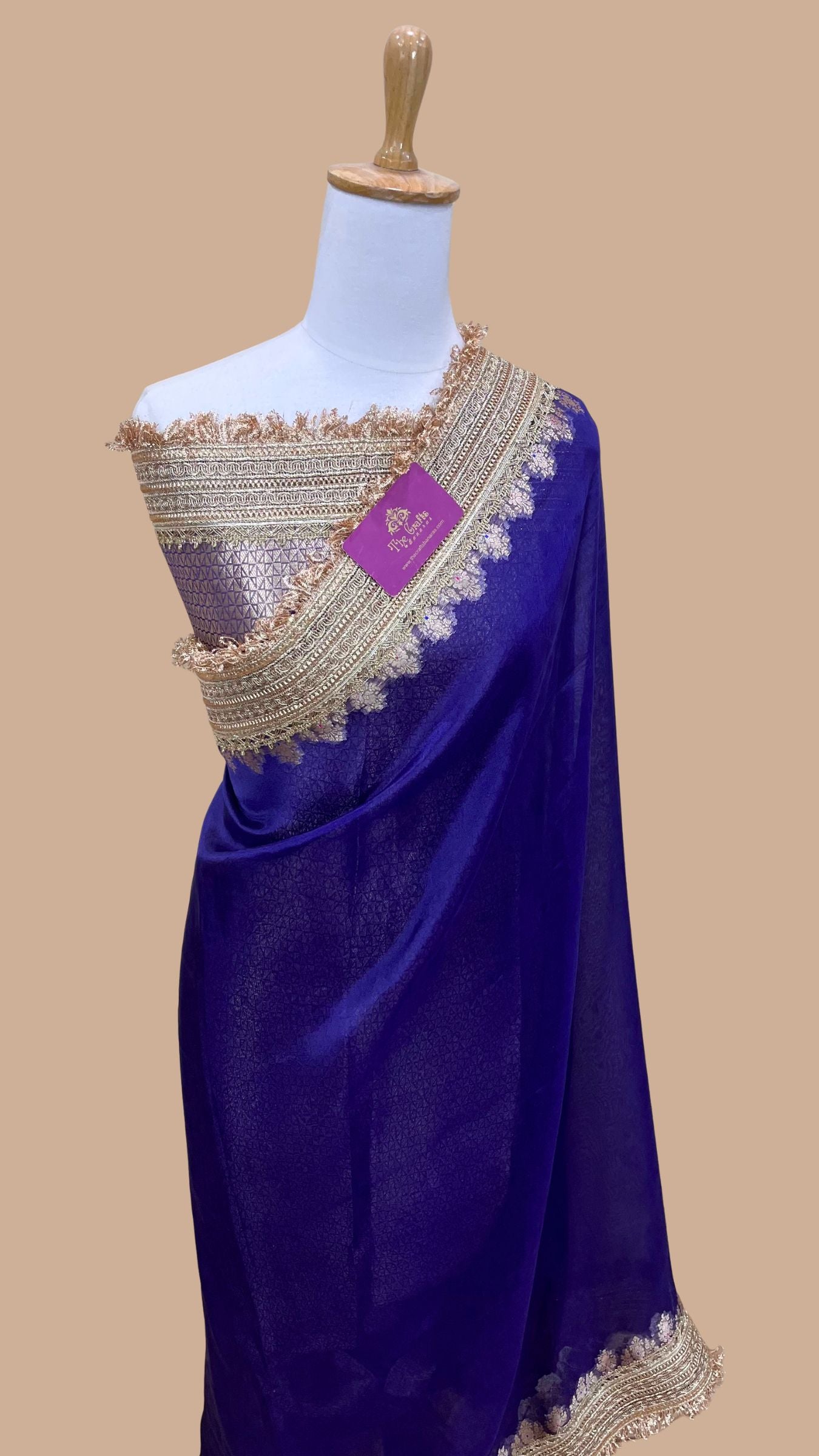Pure Kora Tissue Silk Banarasi Saree