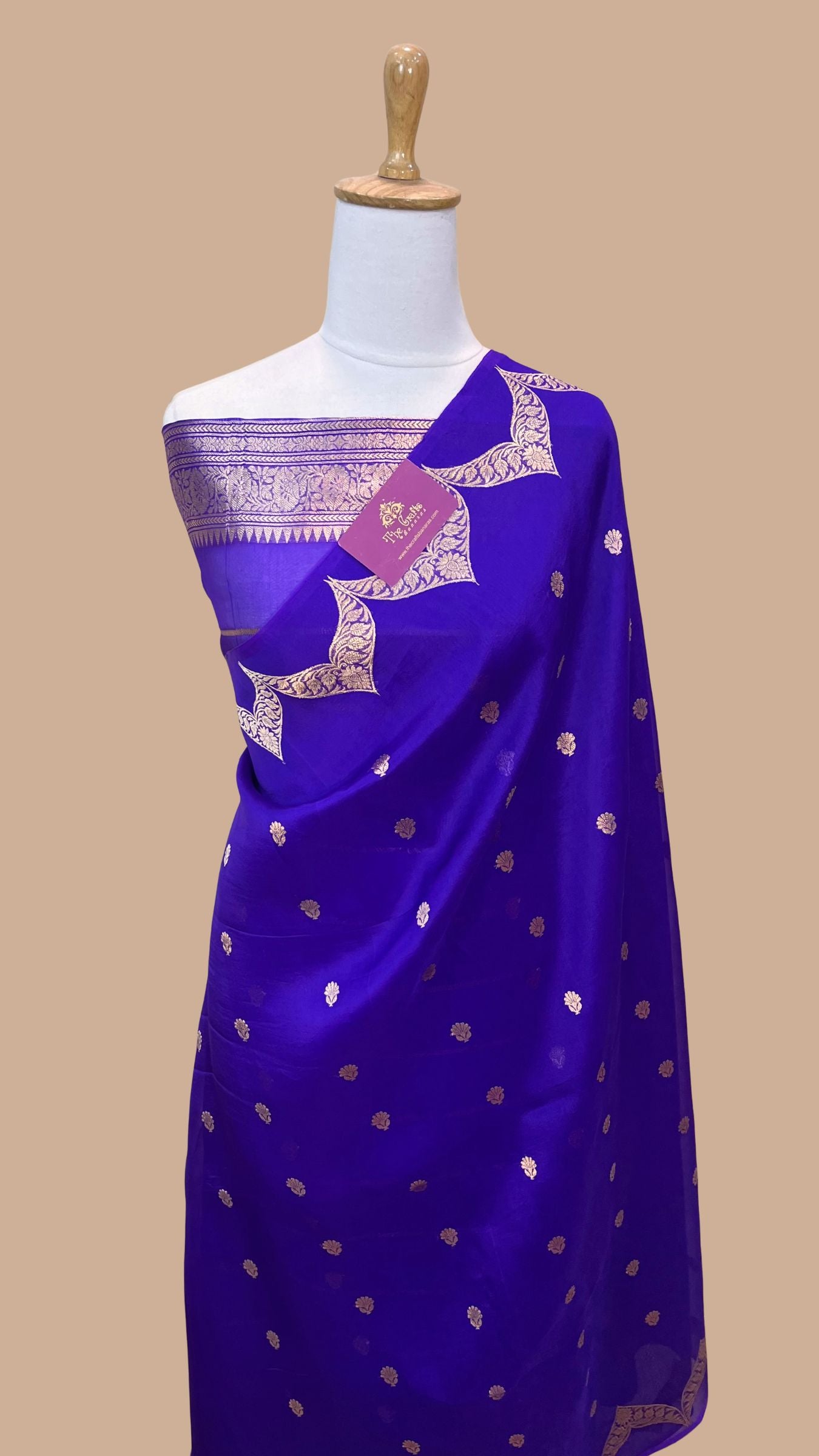 Pure Kora Silk Handloom Banarasi Saree